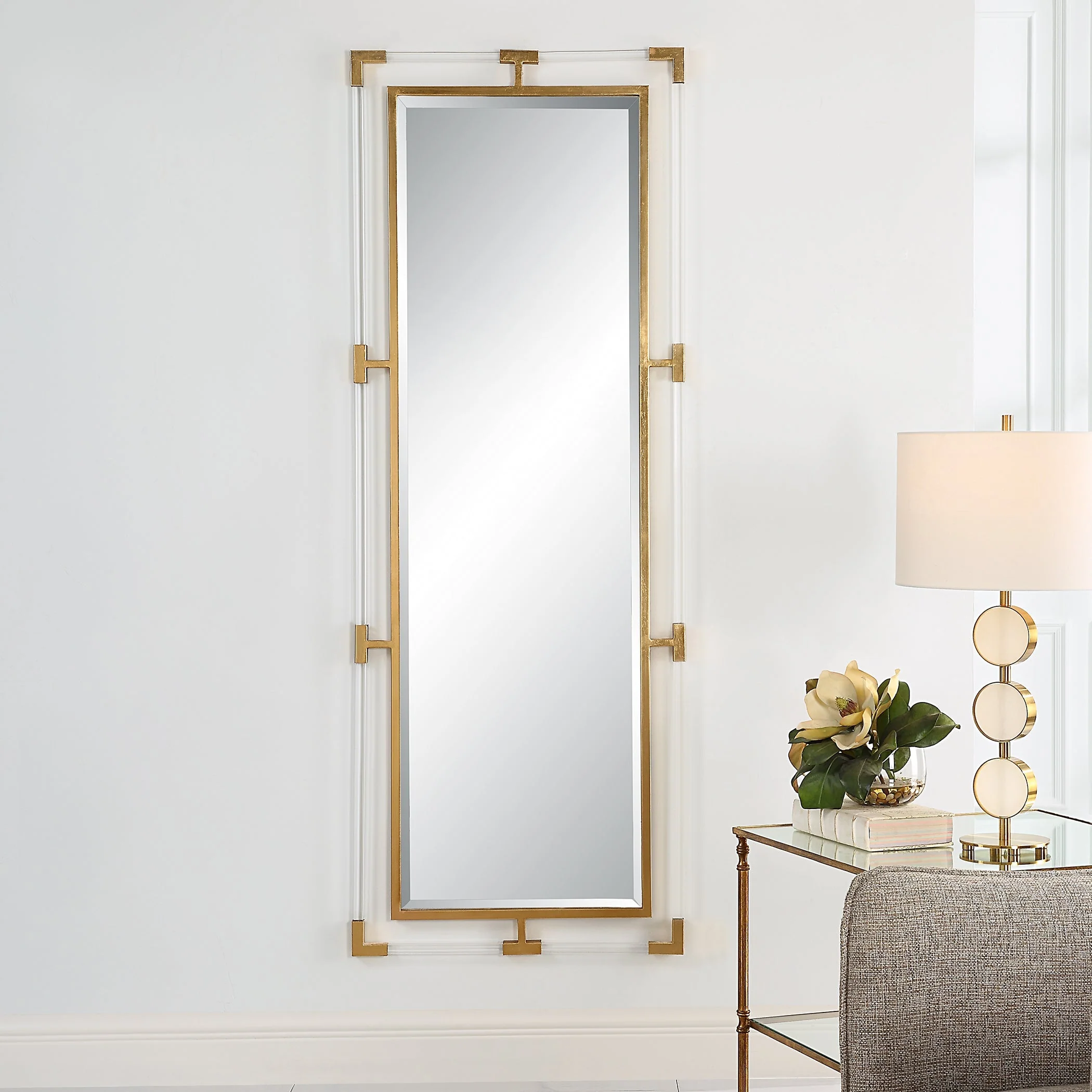 Uttermost Balkan Gold Tall Mirror - Image 2