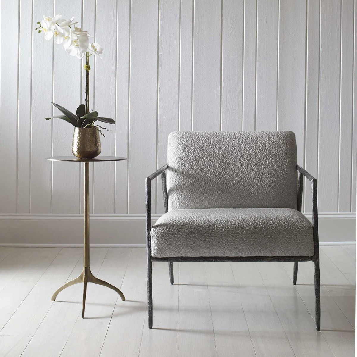 Uttermost Beacon Accent Table, Gold