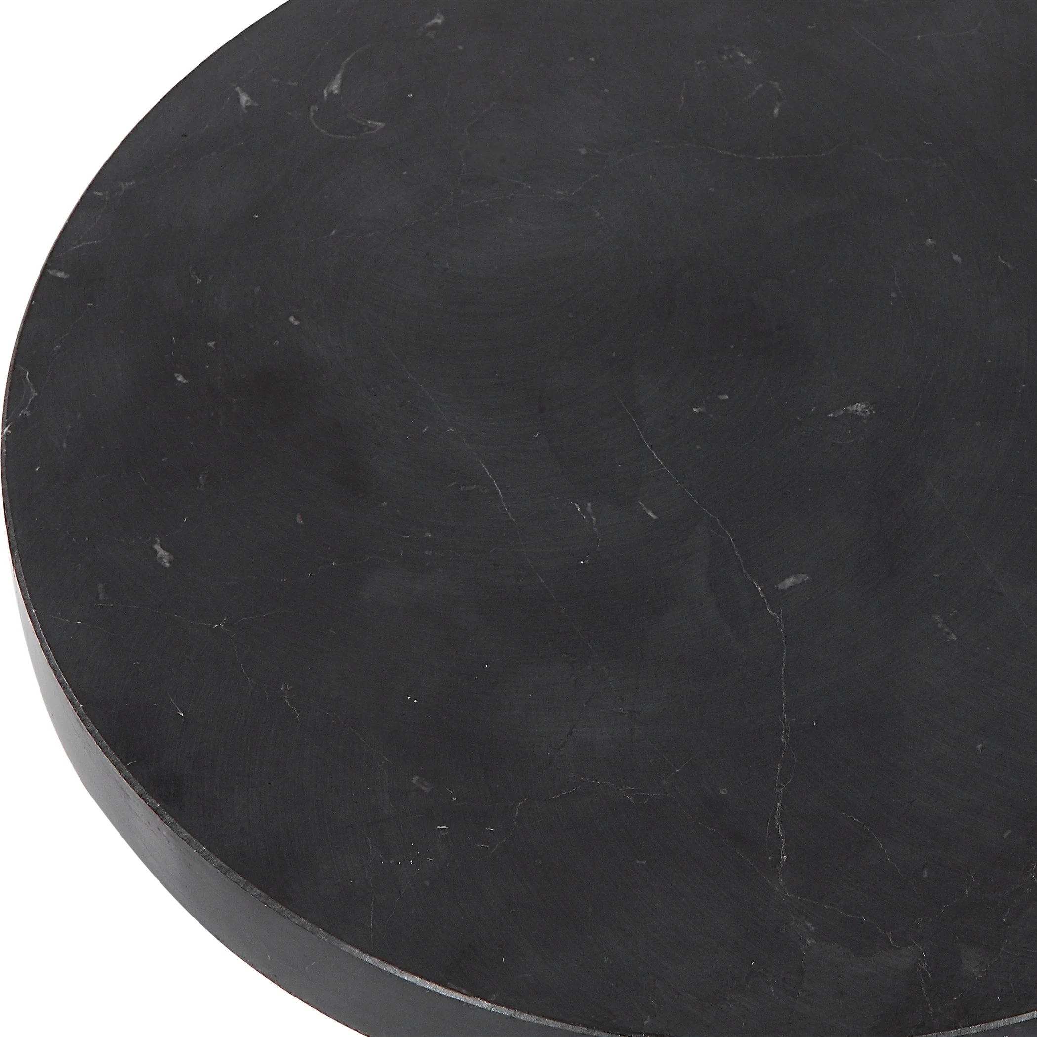 Uttermost Bead Black Marble Drink Table - Image 4