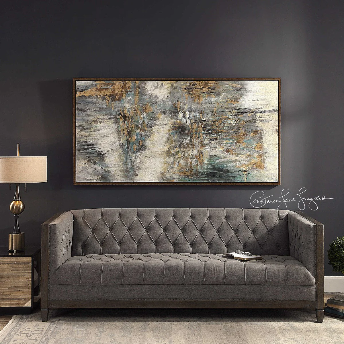 Uttermost Behind The Falls Hand Painted Canvas