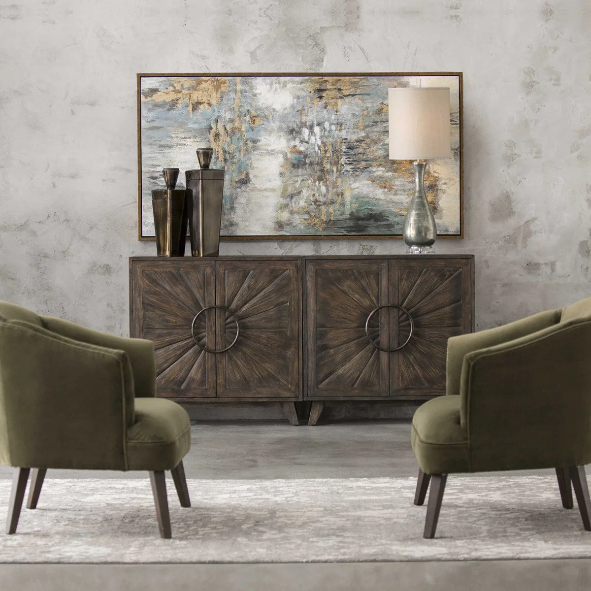 Uttermost Behind The Falls Hand Painted Canvas - Image 4