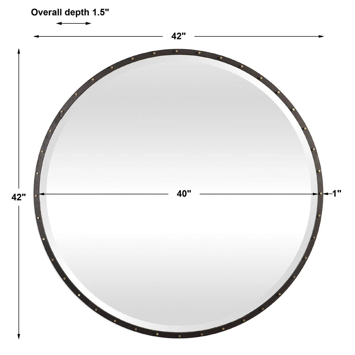 Uttermost Benedo Round Mirror - Image 10