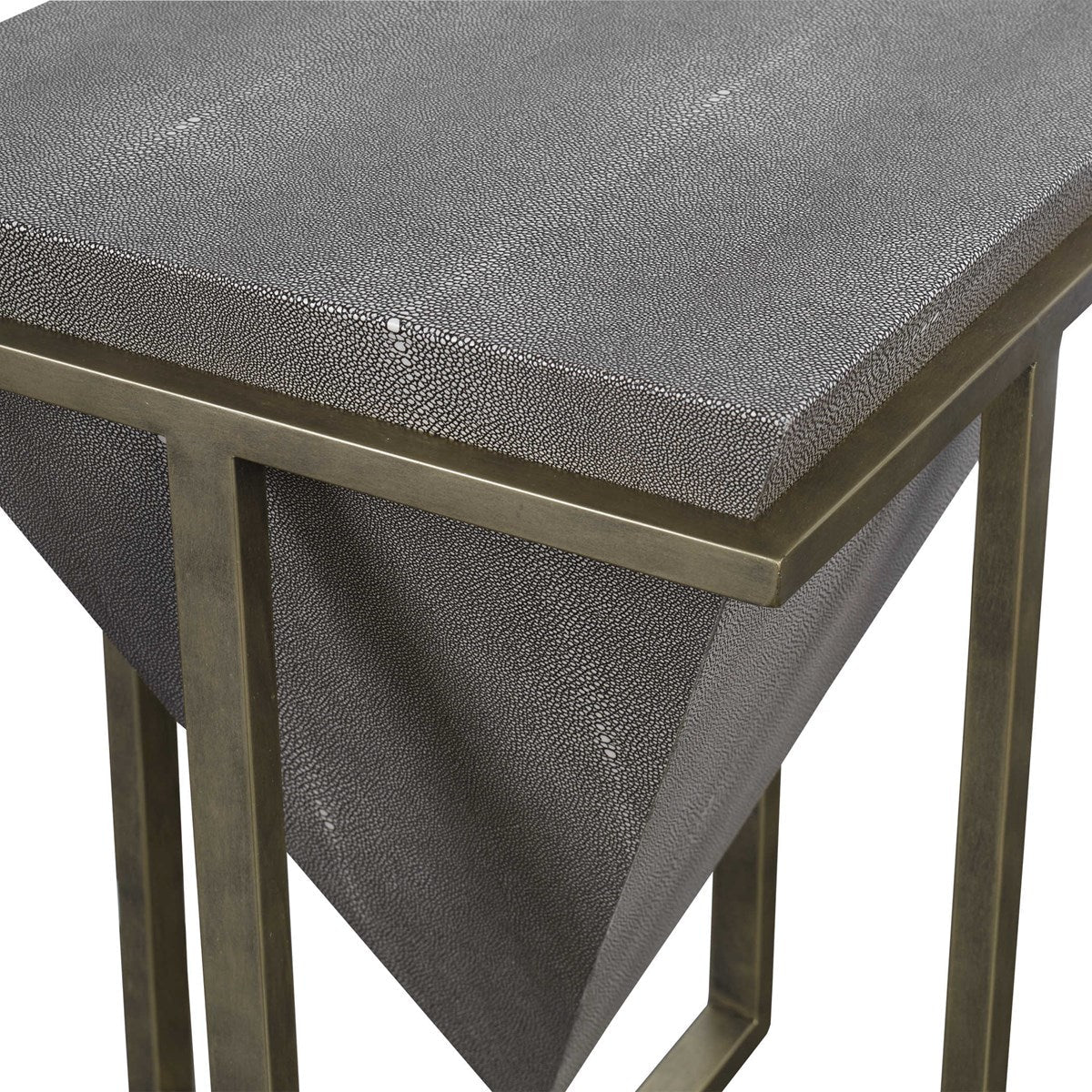 Uttermost Bertrand Accent Table, Shagreen - Image 4