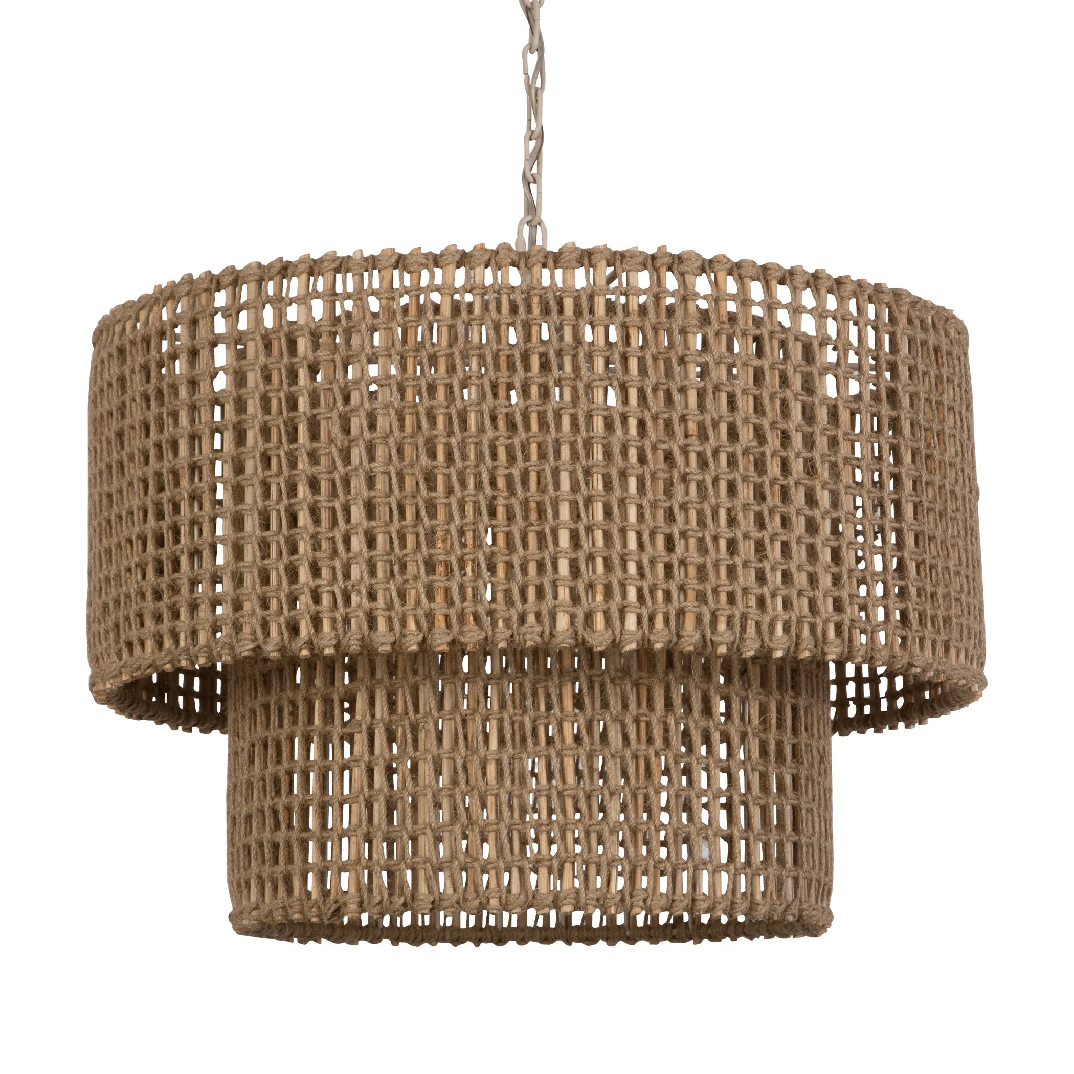 Uttermost Biswas Woven Jute 1 Light Pendant - Image 3