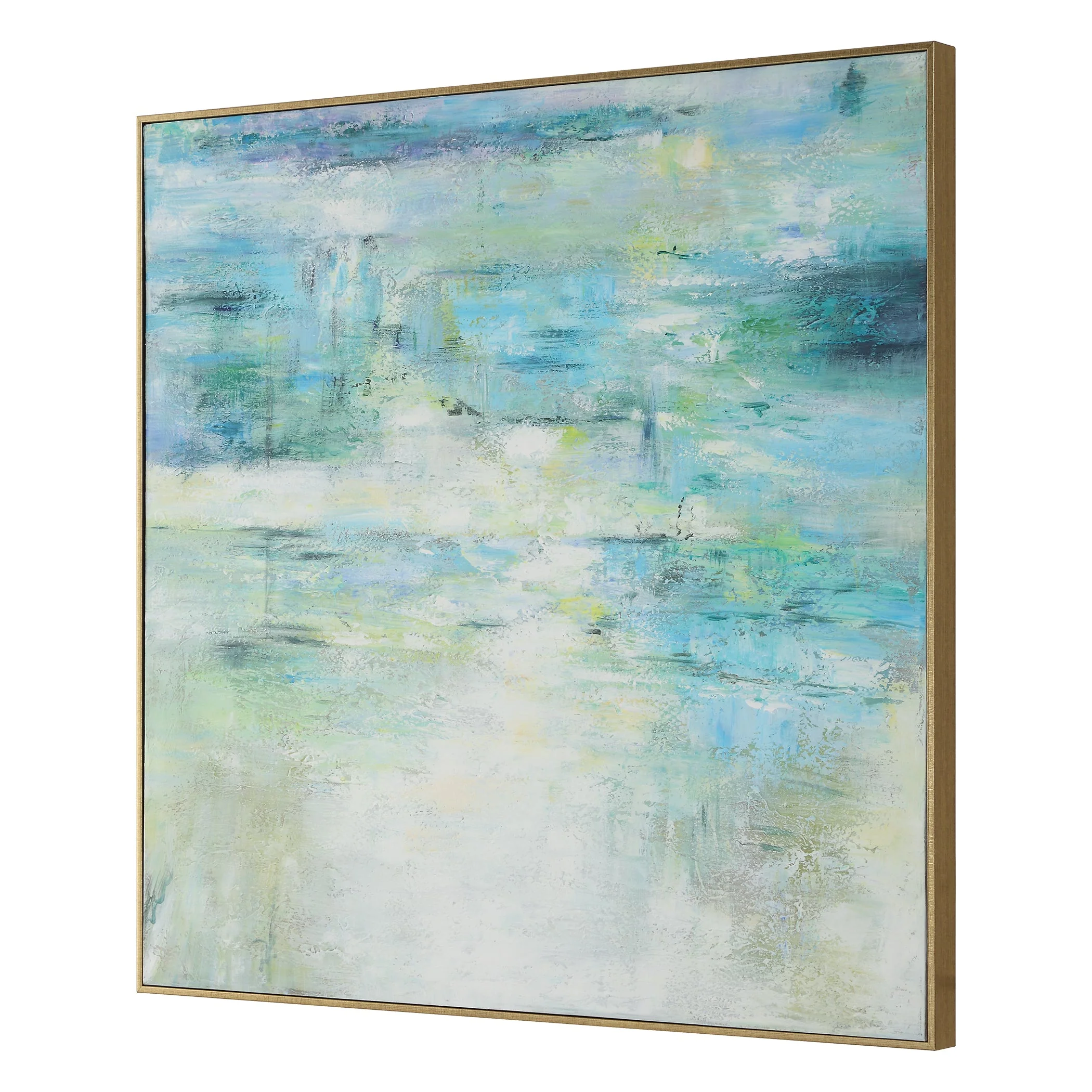 Uttermost Blissful Hand Painted Abstract Art - Image 5