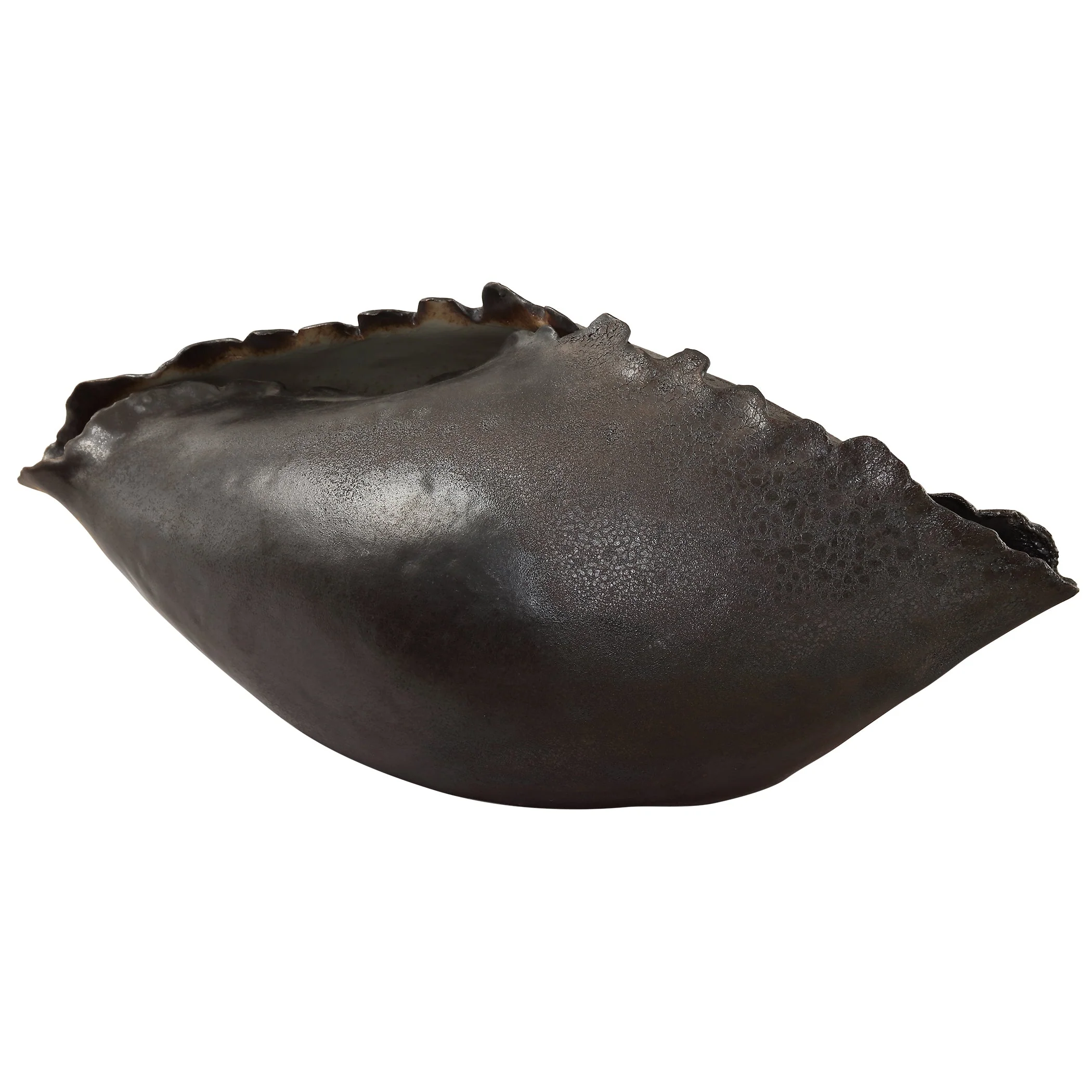 Uttermost Blossom Bronzed Metallic Vase - Image 4
