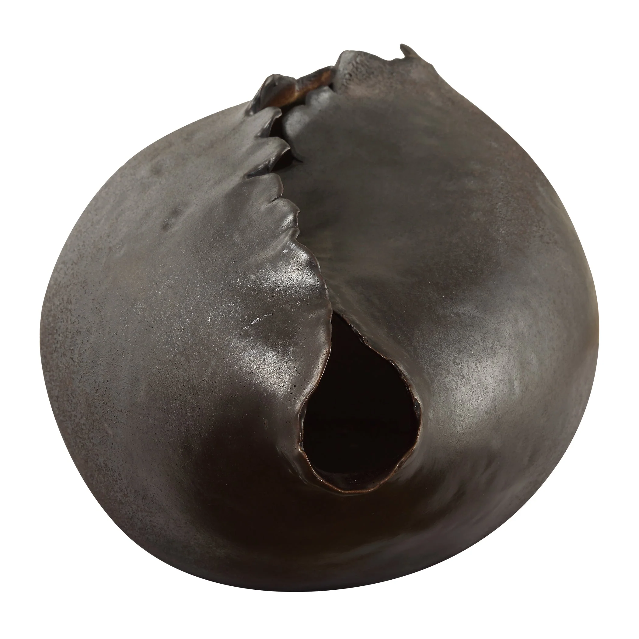 Uttermost Blossom Bronzed Metallic Vase - Image 5