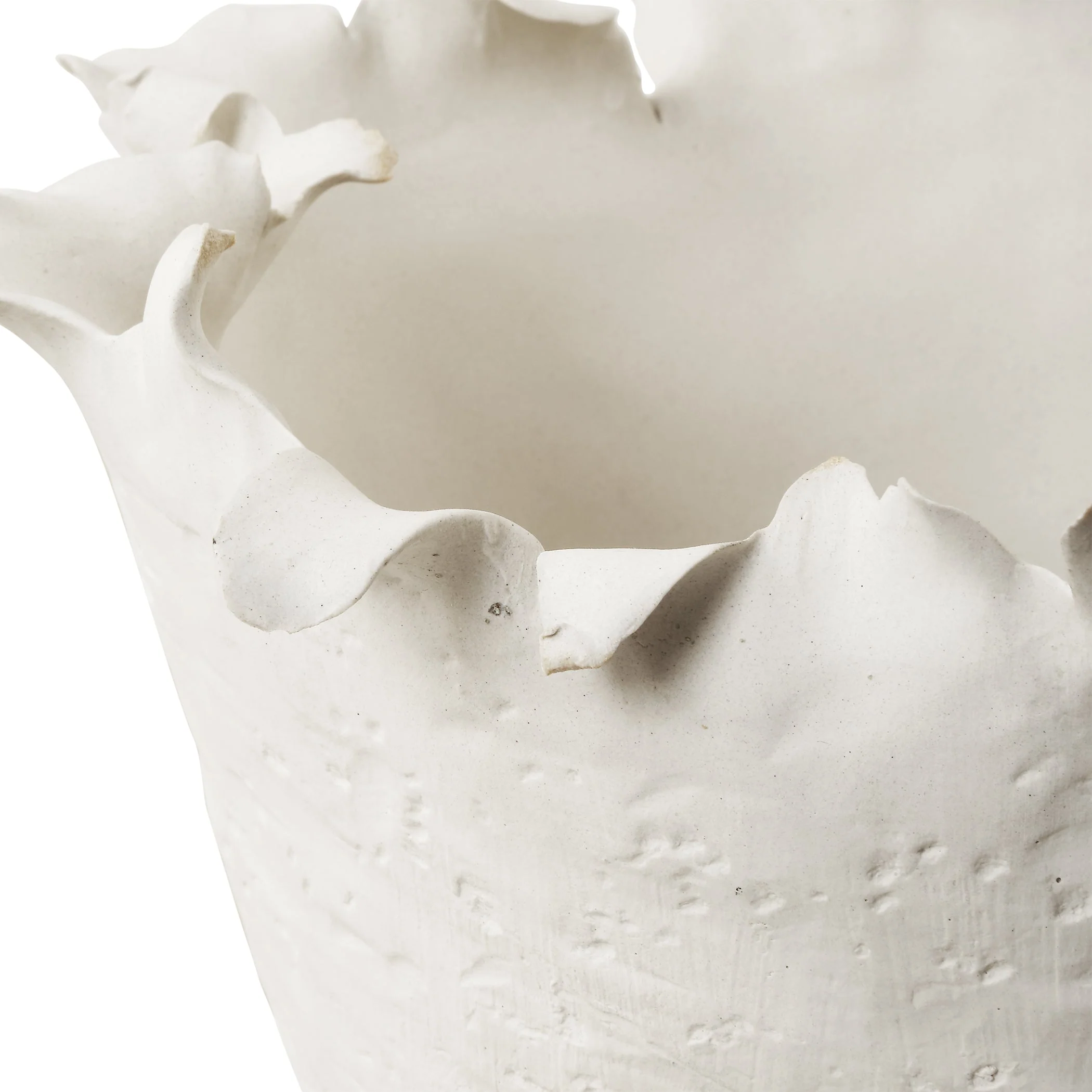 Uttermost Blossom Tall Off-white Bowl - Image 4