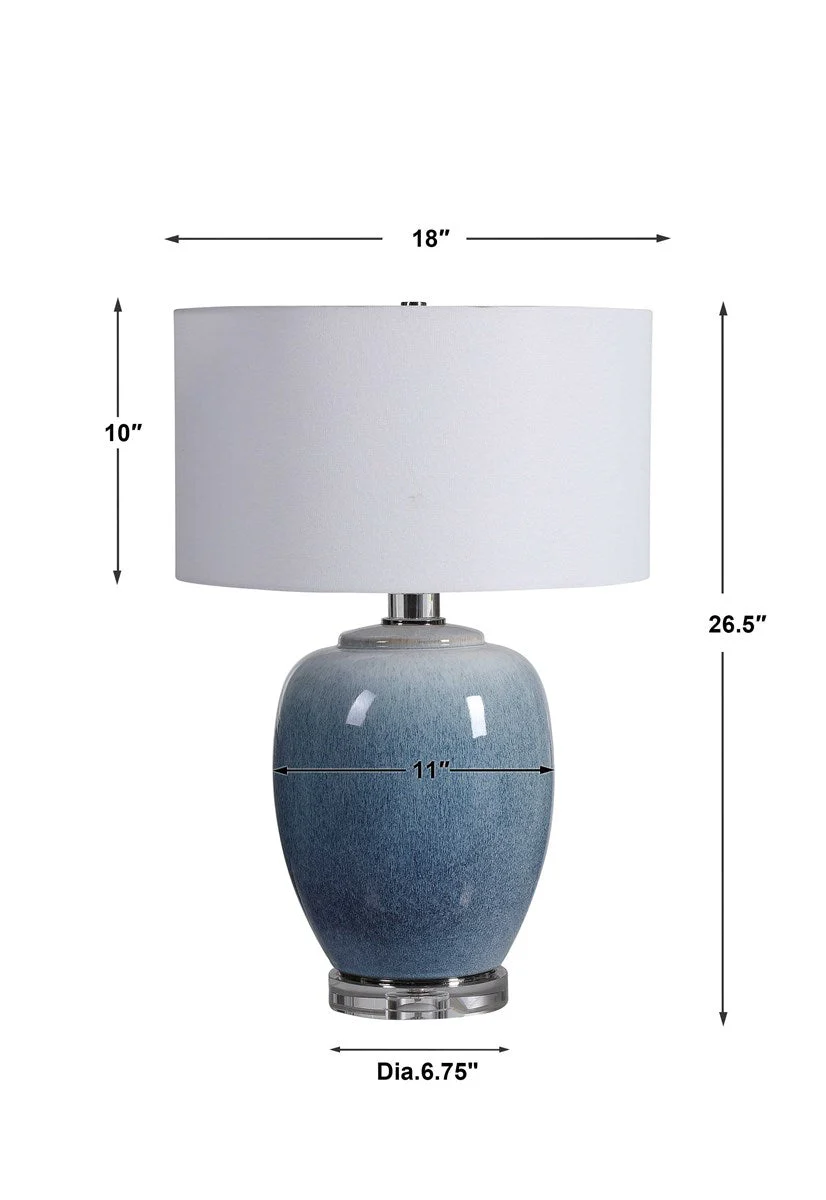 Uttermost Blue Waters Table Lamp - Image 6
