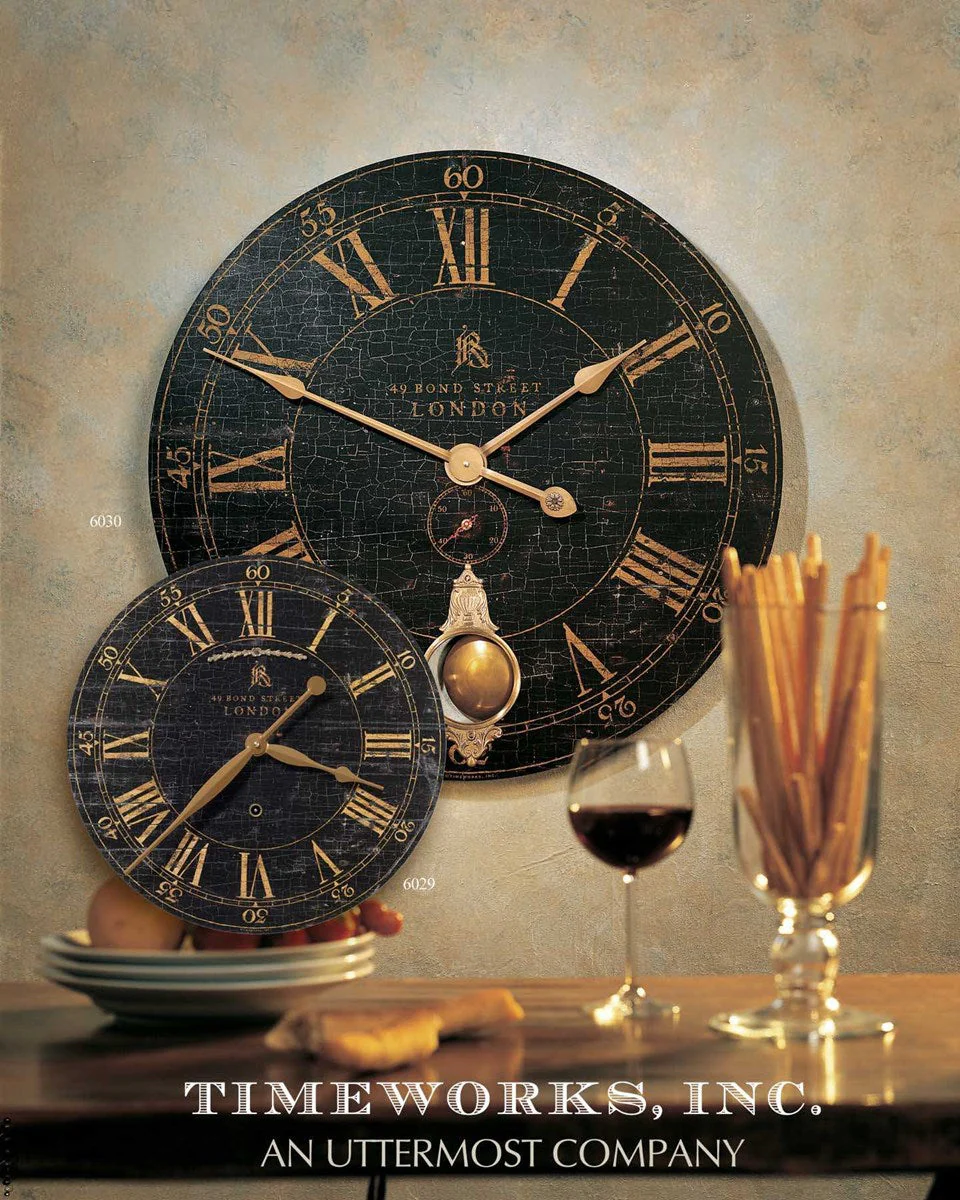 Uttermost Bond Street 18" Wall Clock - Image 3