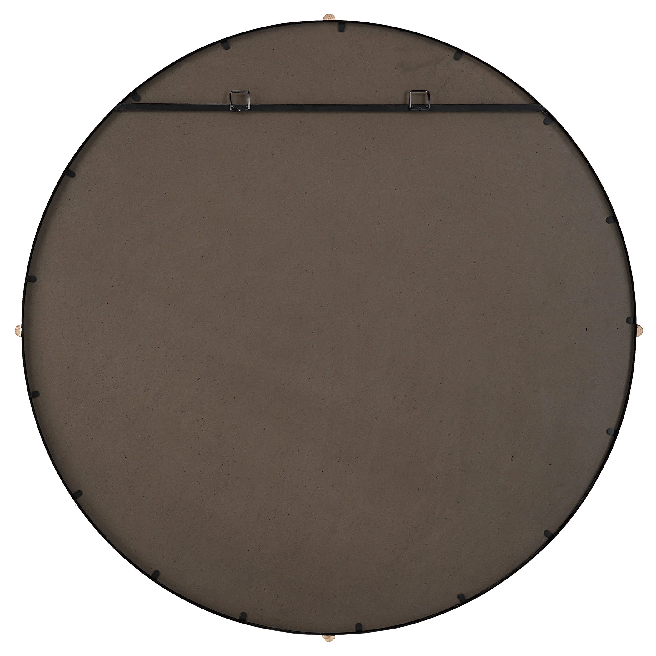 Uttermost Bonded Round Black Mirror - Image 6