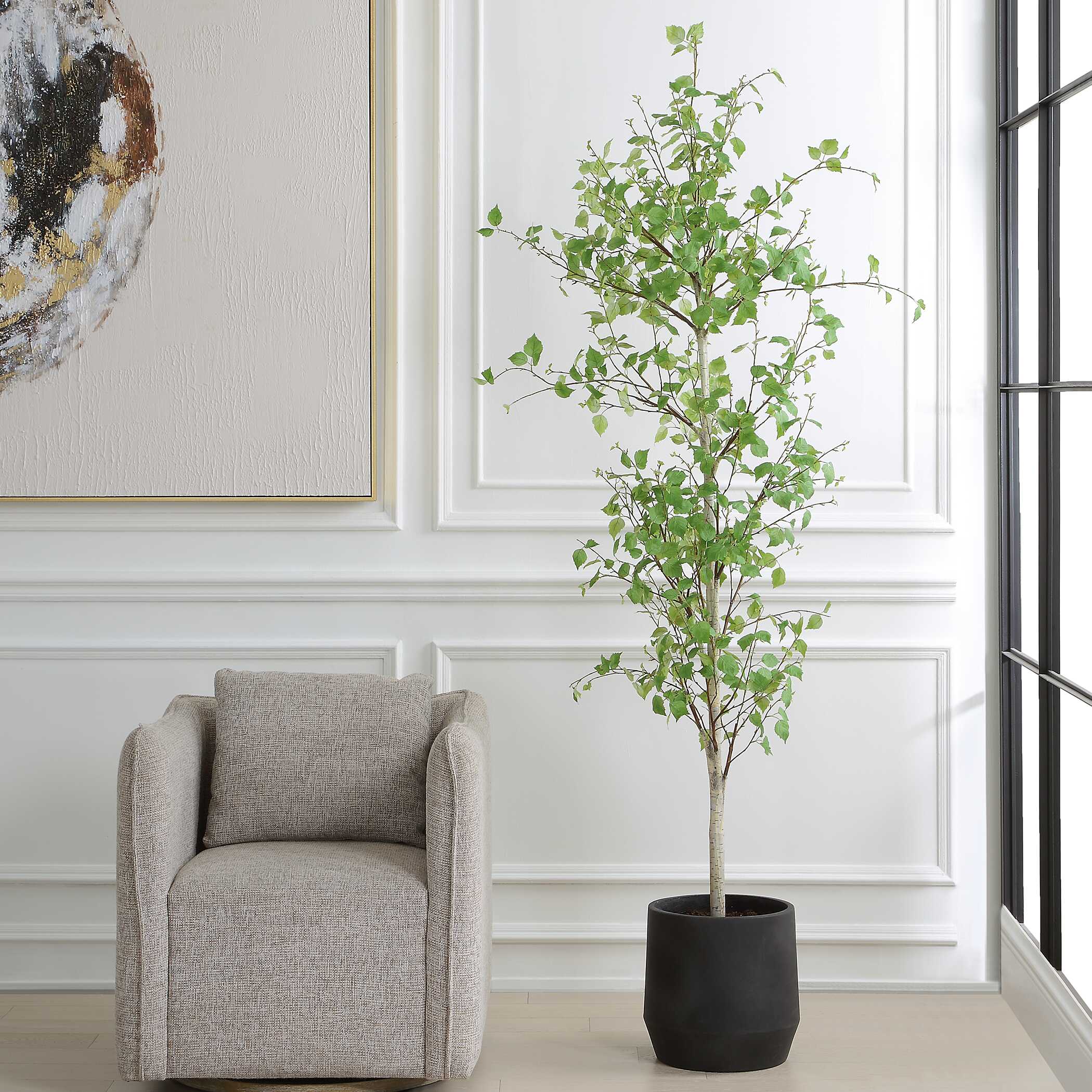 Uttermost Boreal Potted Birch Tree - Image 2