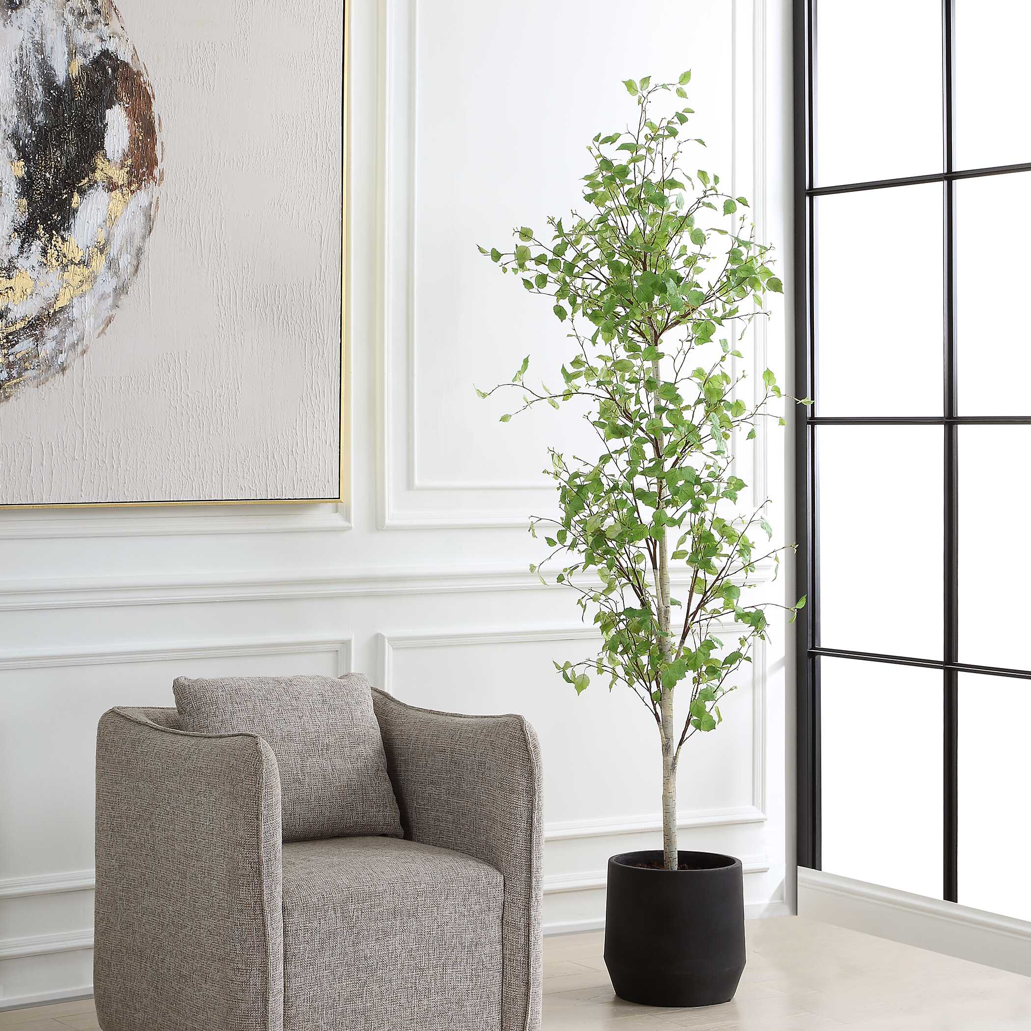 Uttermost Boreal Potted Birch Tree - Image 3