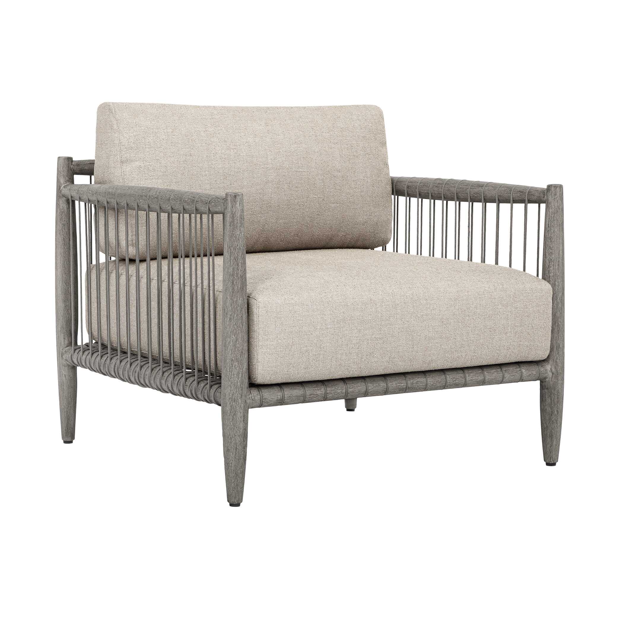 Uttermost Borneo Outdoor Dove Lounge Chair - Image 3