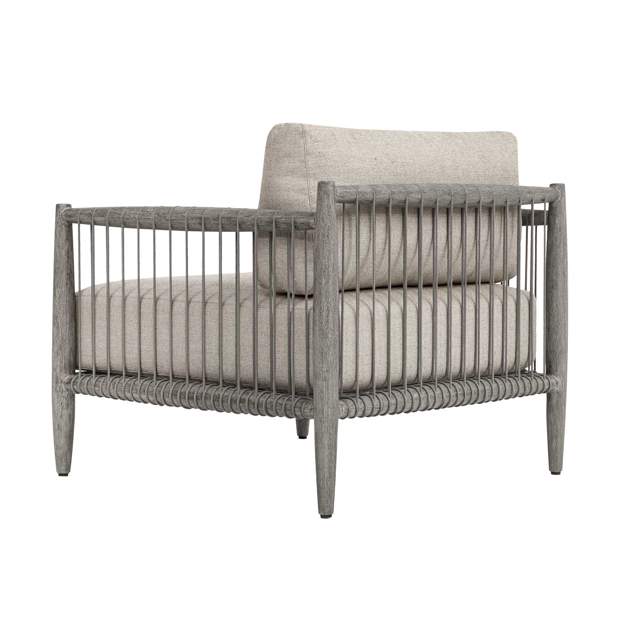 Uttermost Borneo Outdoor Dove Lounge Chair - Image 6