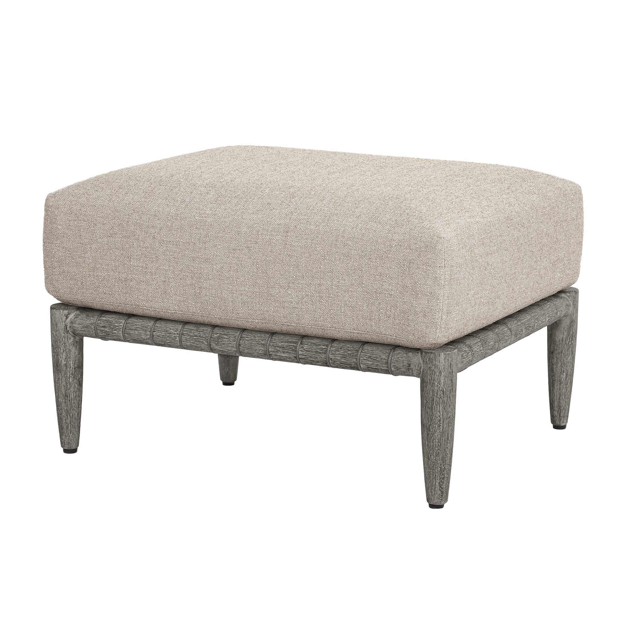 Uttermost Borneo Outdoor Dove Ottoman - Image 3