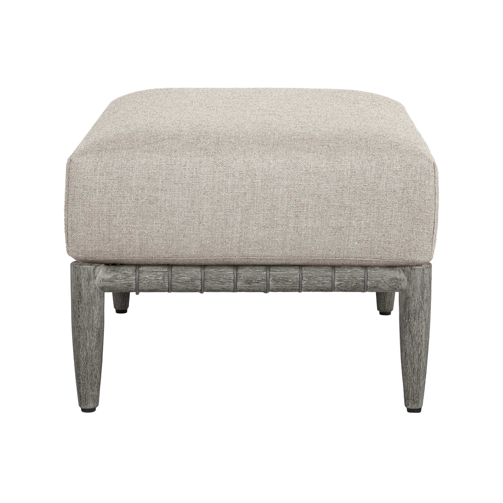 Uttermost Borneo Outdoor Dove Ottoman - Image 4