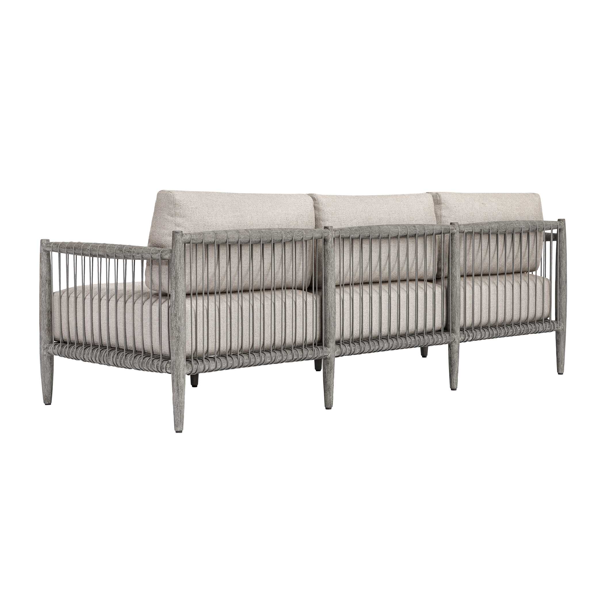 Uttermost Borneo Outdoor Dove Sofa - Image 6