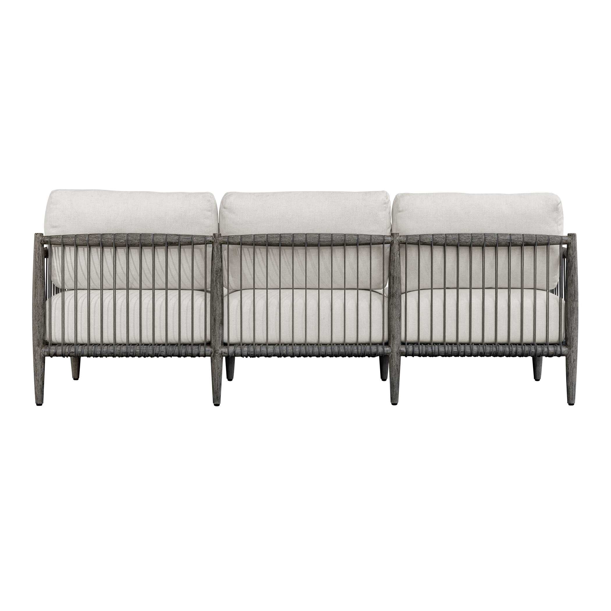 Uttermost Borneo Oyster White Outdoor Sofa - Image 13