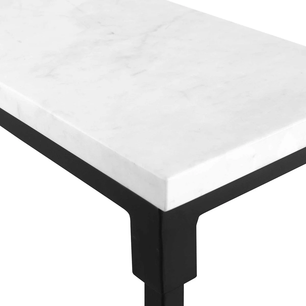 Uttermost Bourges White Marble Console Table - Image 5