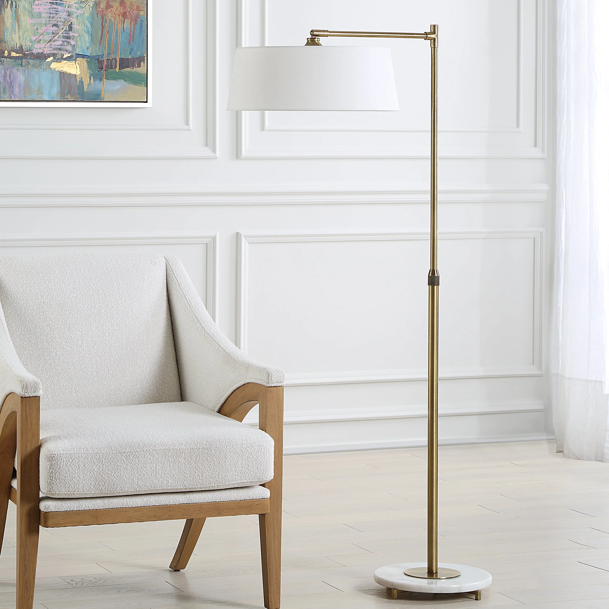 Uttermost Branch Out Brass Floor Lamp - Image 3