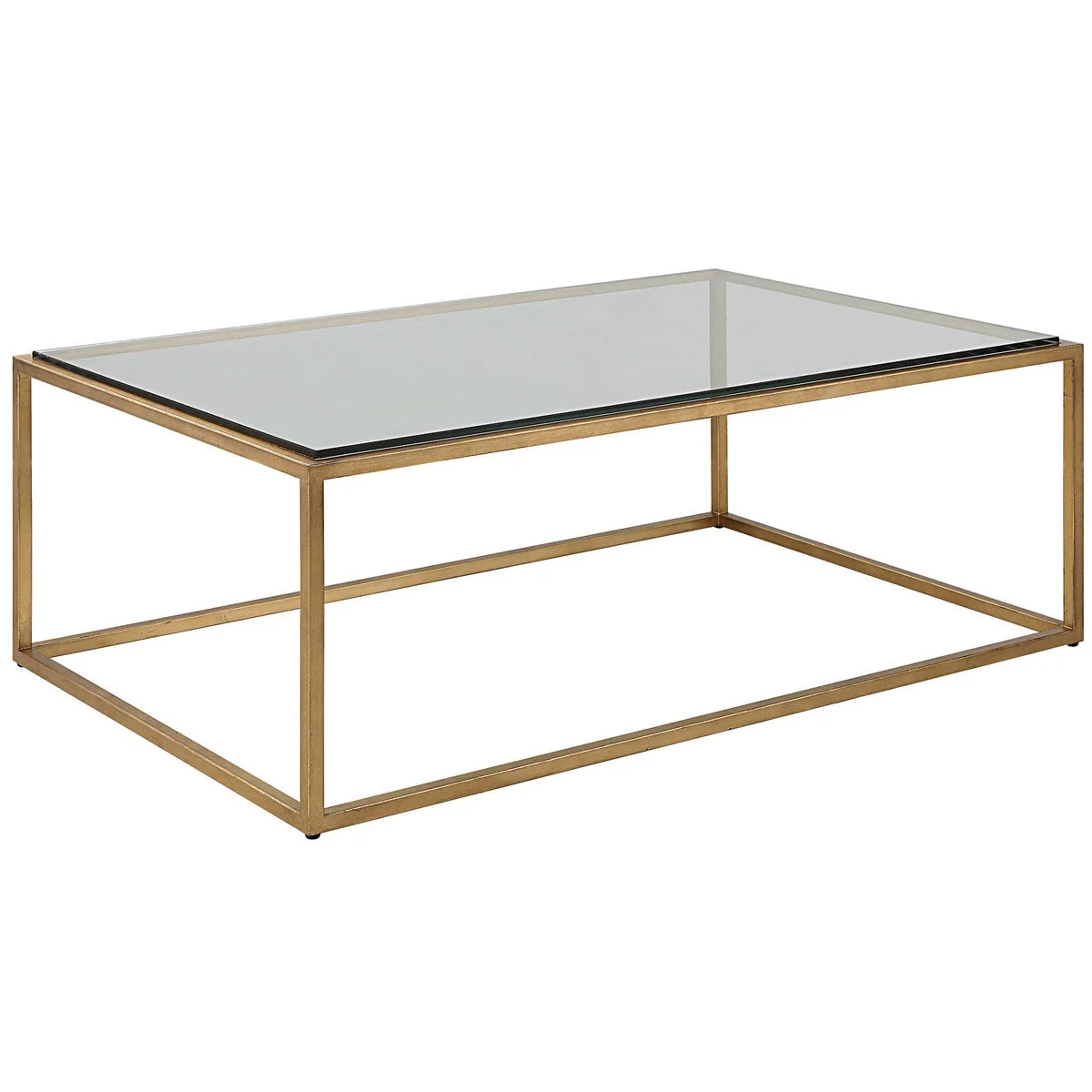 Uttermost Bravura Coffee Table, Gold - Image 3