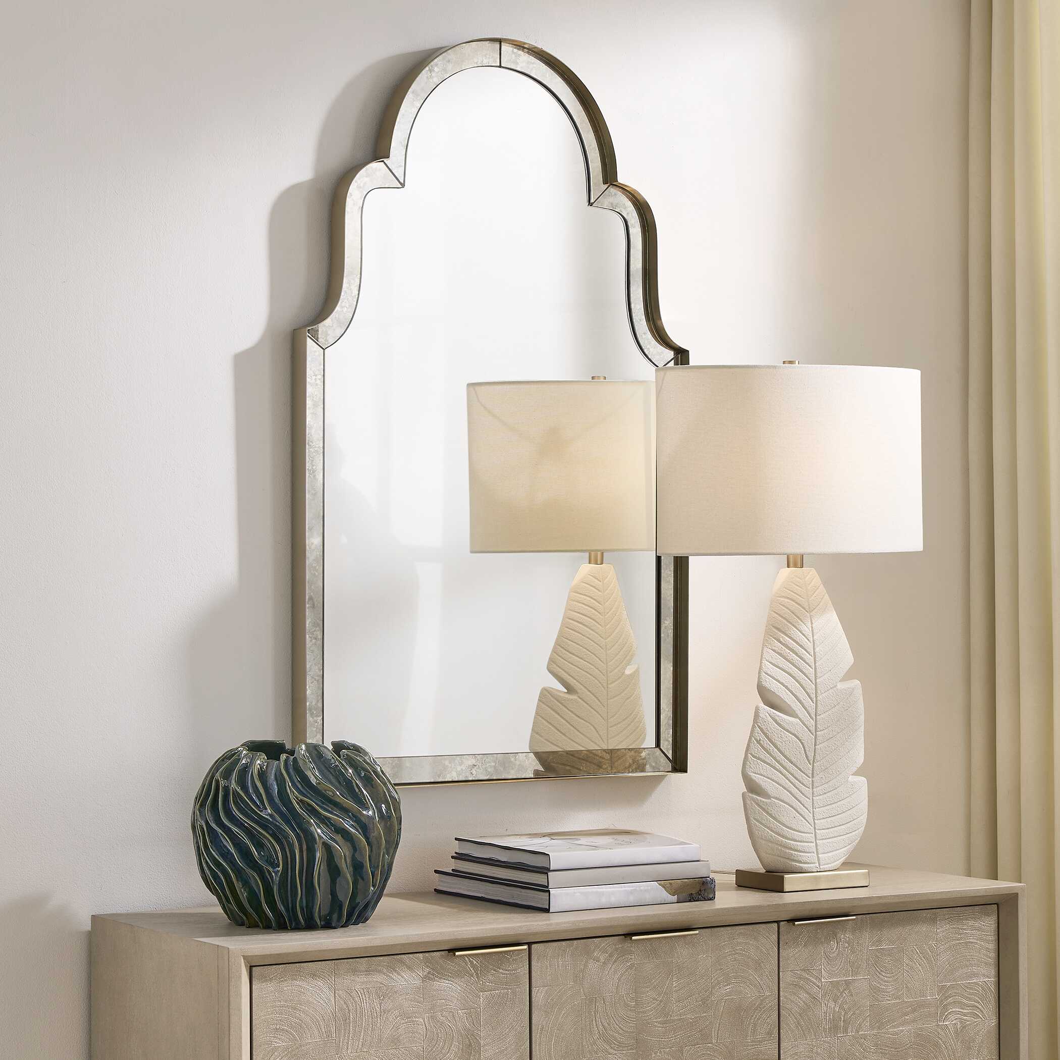 Uttermost Brayden Antique Arch Mirror - Image 4