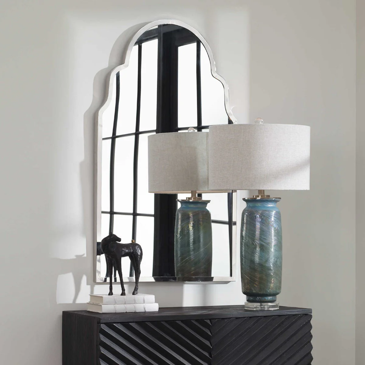 Uttermost Brayden Nickel Arch Mirror - Image 3