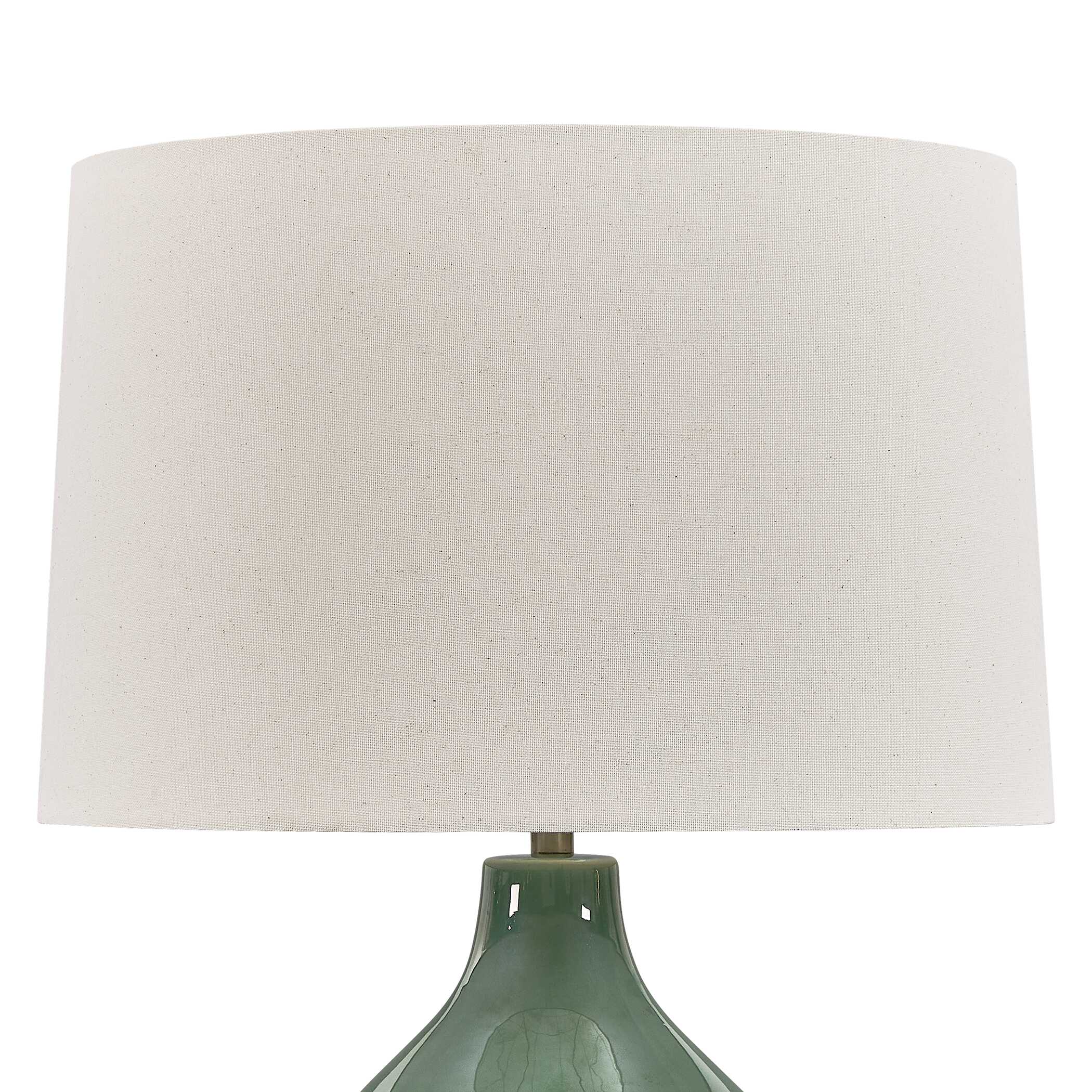 Uttermost Breya Green Glaze Table Lamp - Image 6
