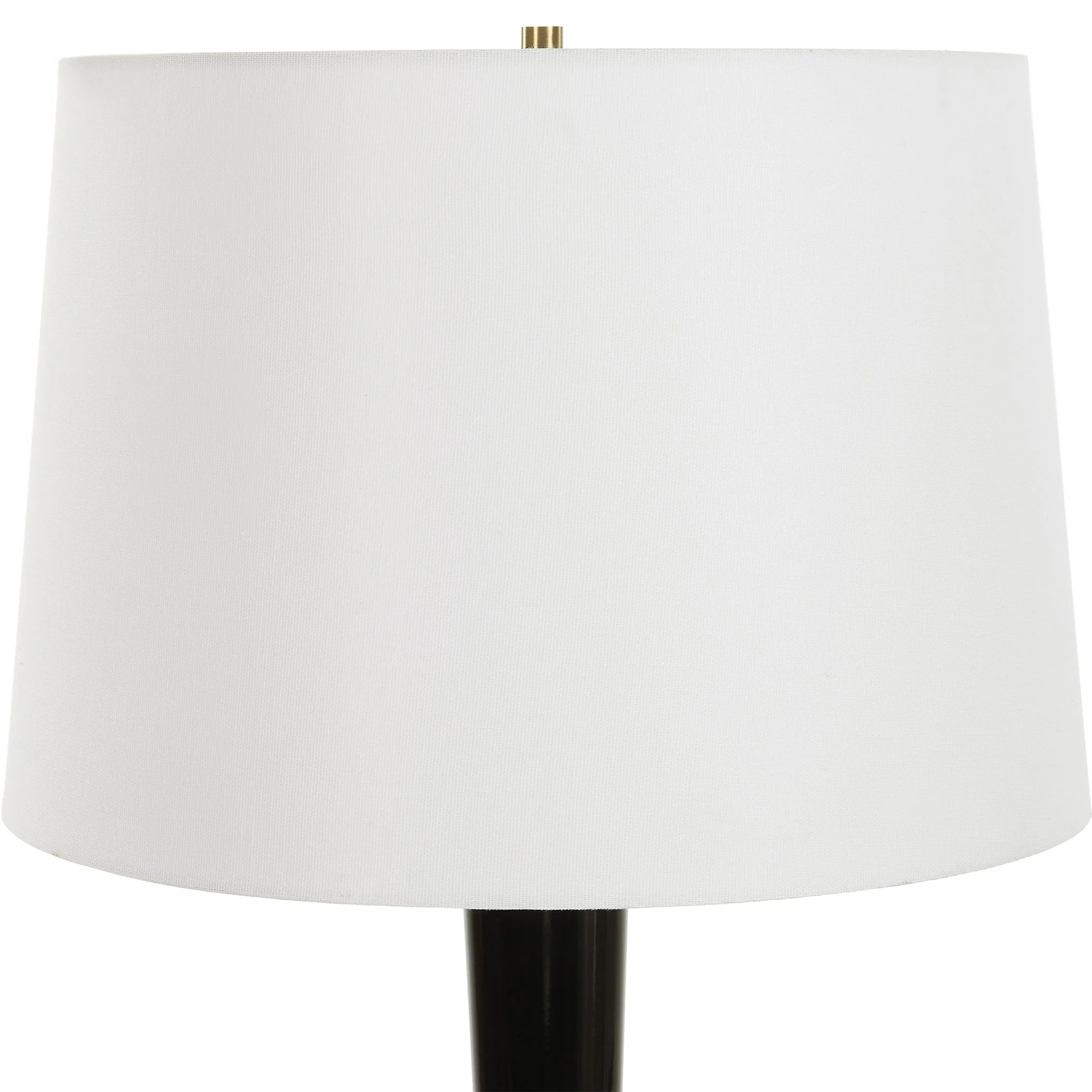 Uttermost Brielle Polished Black Table Lamp - Image 6
