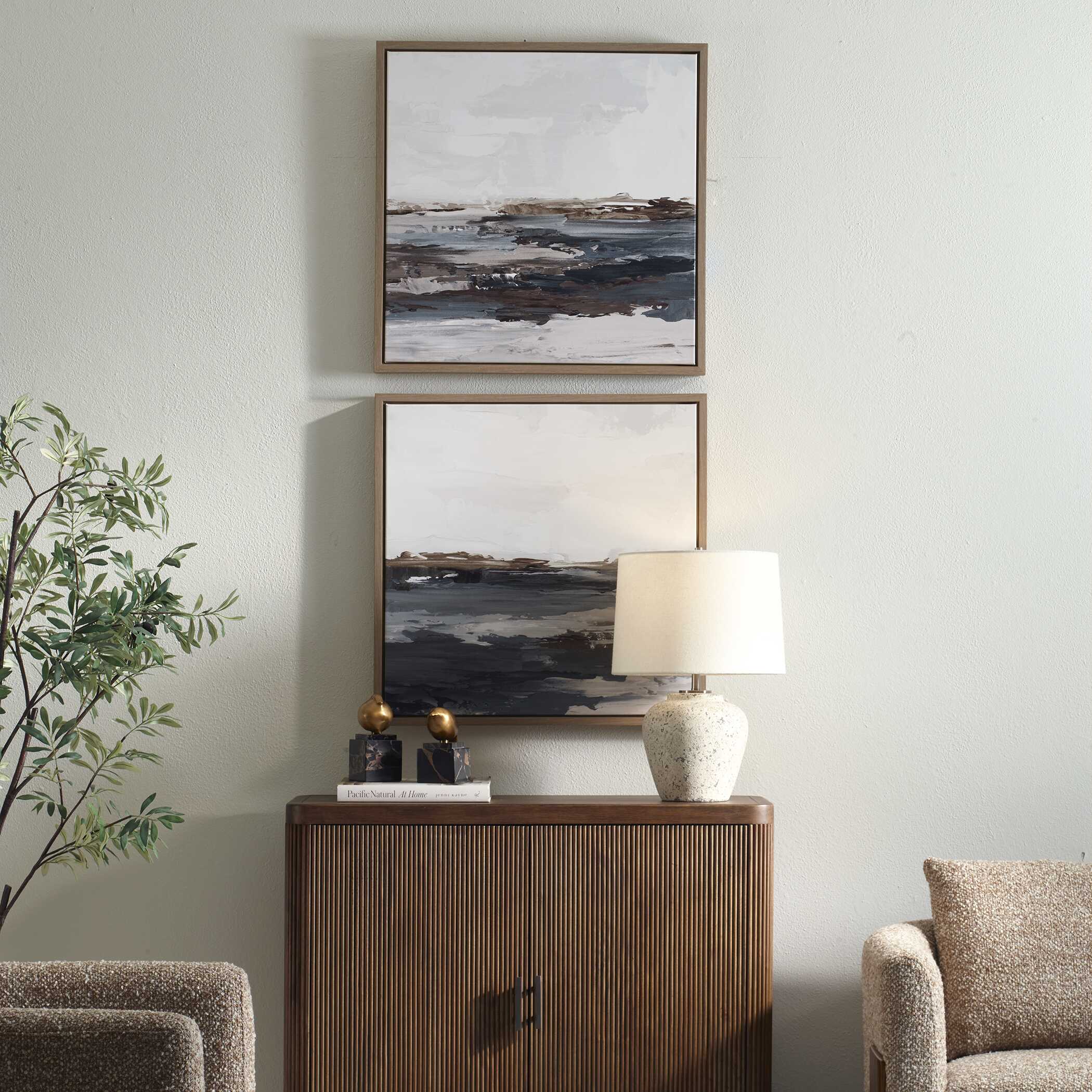Uttermost Bring Me In Framed Landscape Painting Set/2 - Image 2