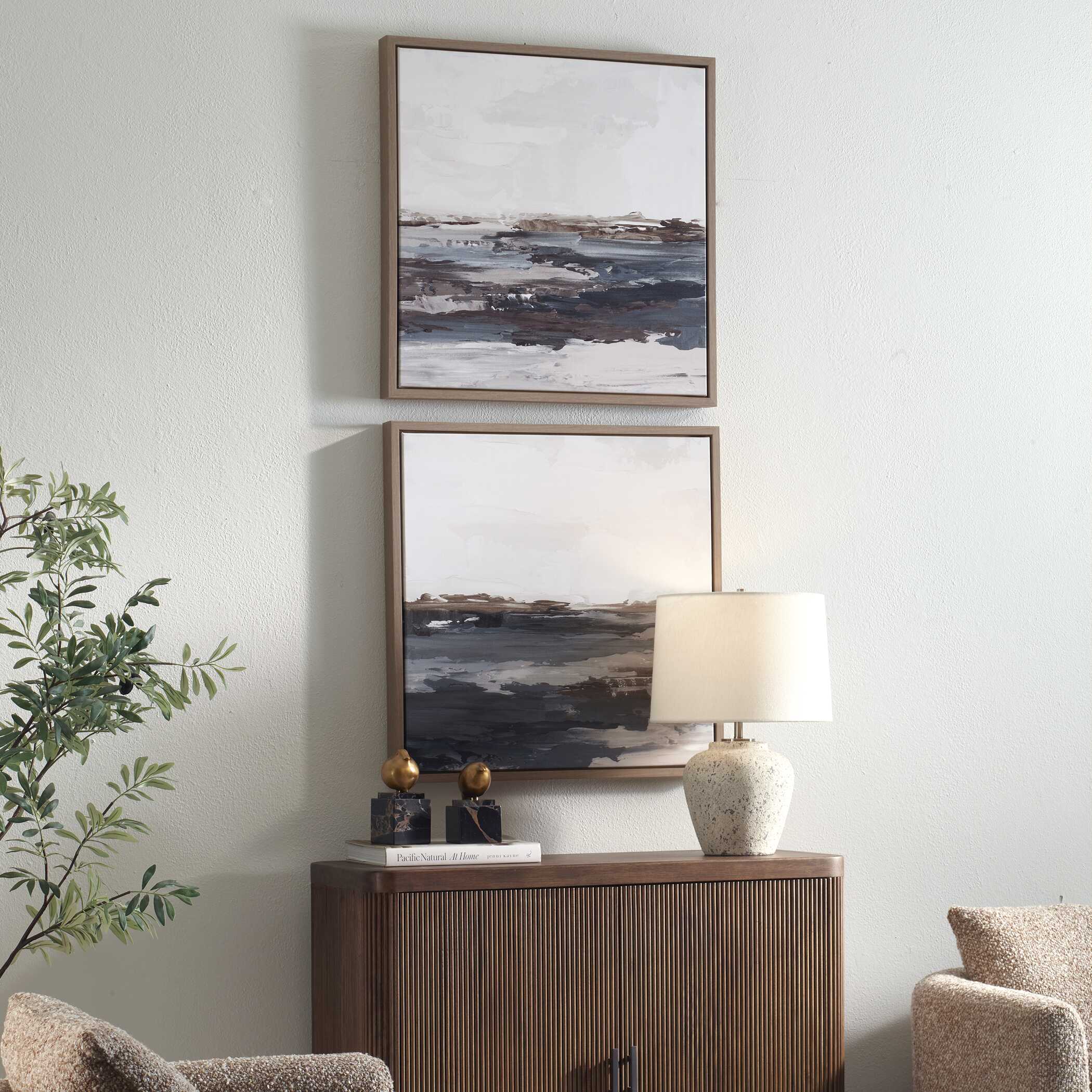 Uttermost Bring Me In Framed Landscape Painting Set/2 - Image 3