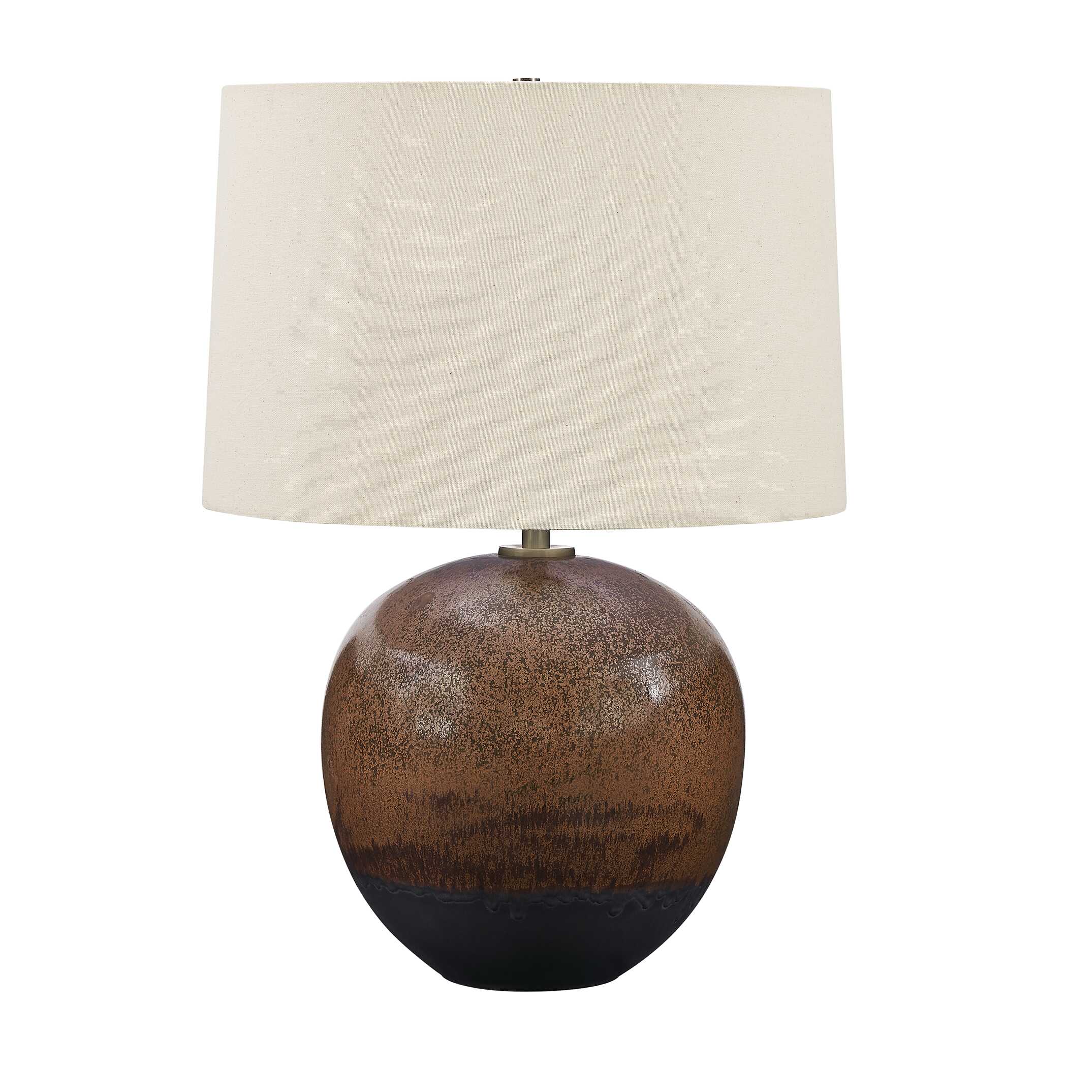 Uttermost Brownell Rust Brown Table Lamp - Image 4