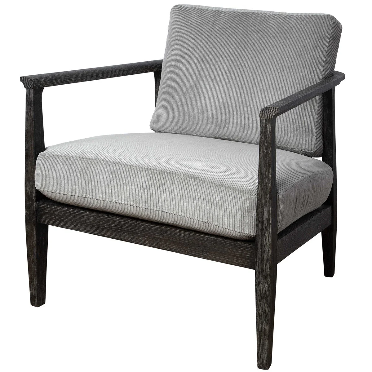 Uttermost Brunei Accent Chair, Gray - Image 3