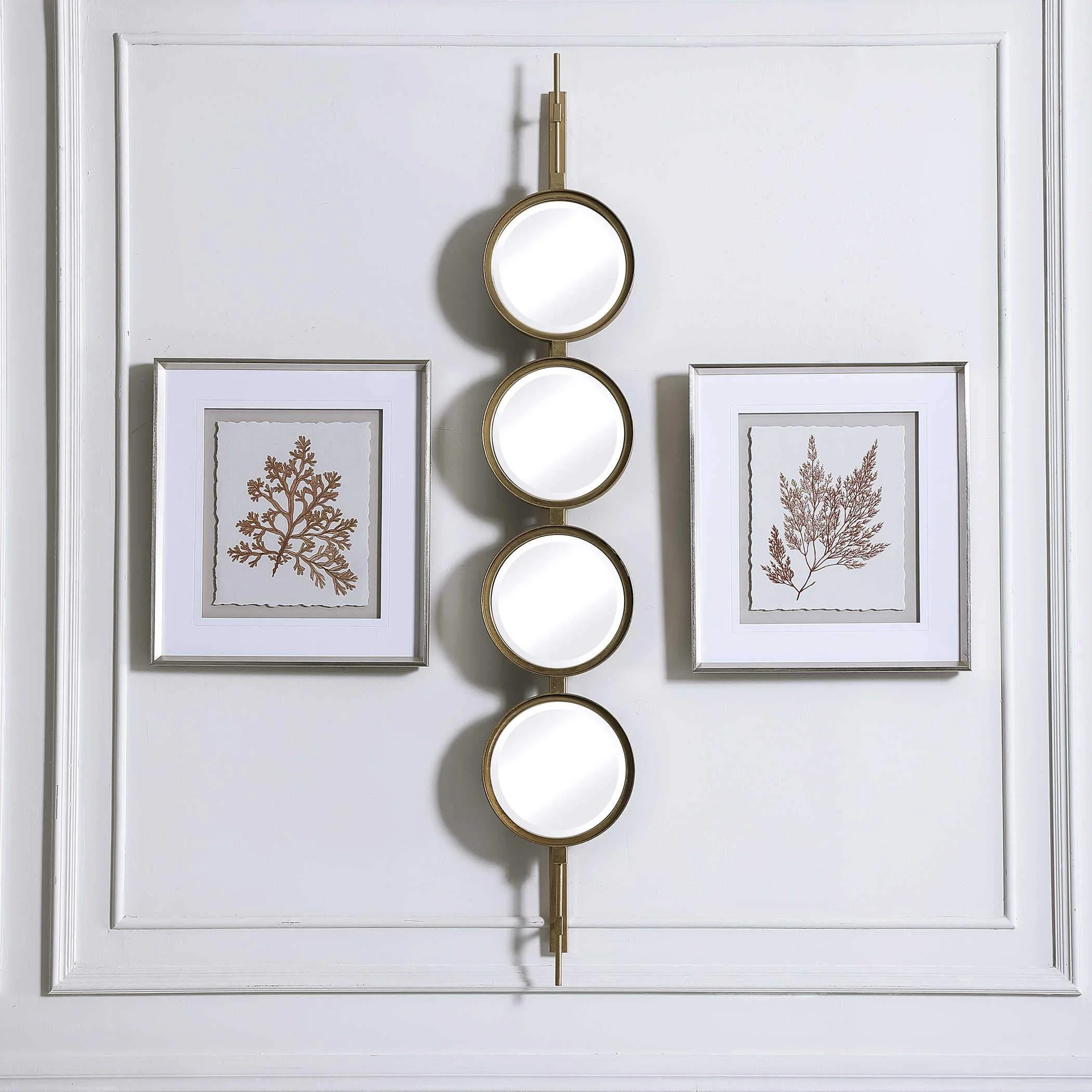 Uttermost Button Mirror