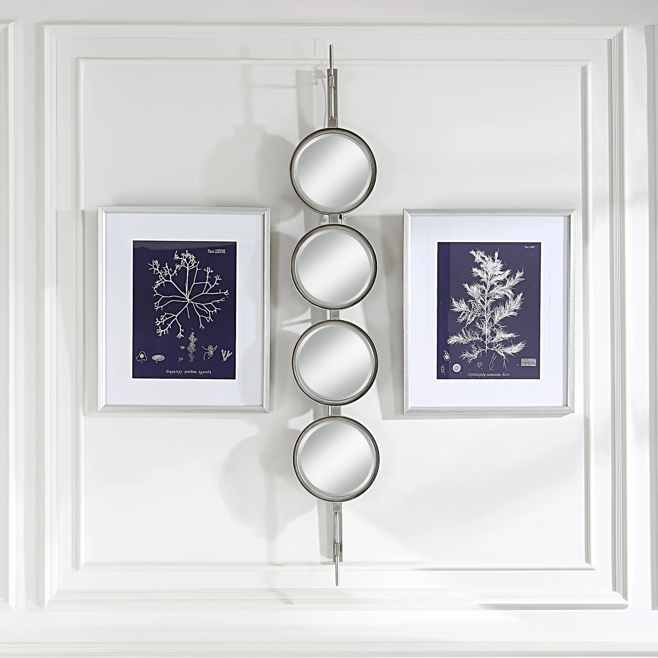 Uttermost Button Silver Mirror - Image 2