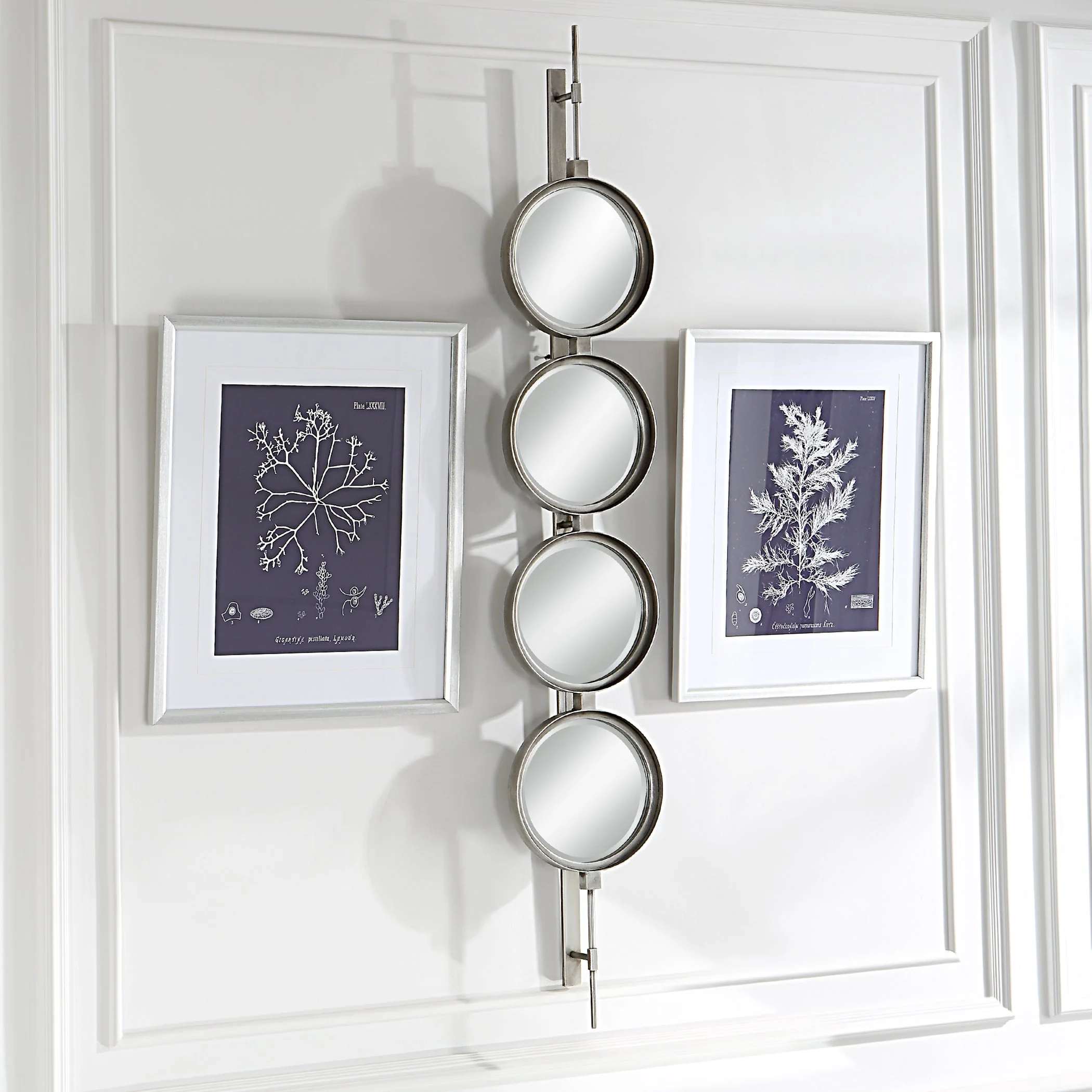 Uttermost Button Silver Mirror - Image 3
