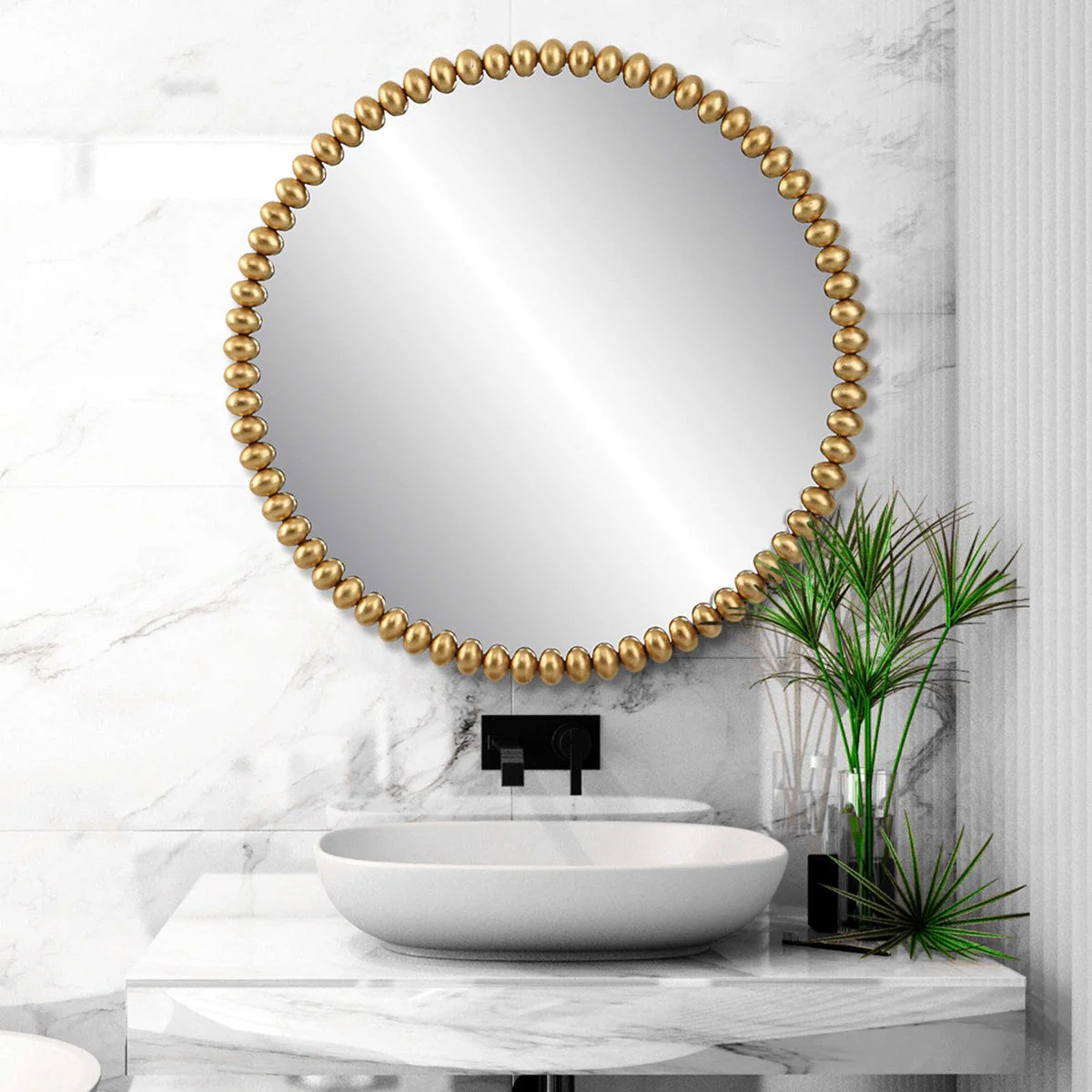 Uttermost Byzantine Round Mirror