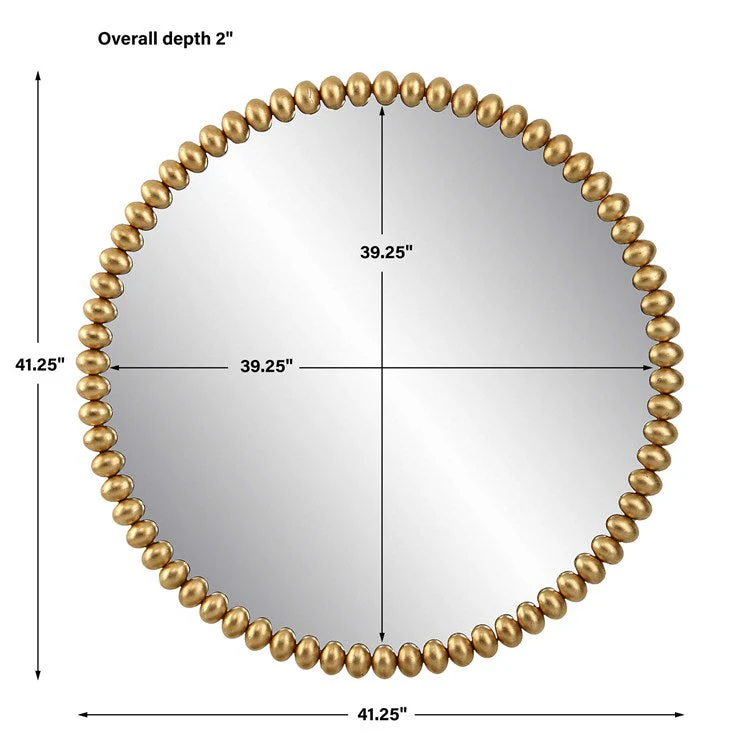 Uttermost Byzantine Round Mirror - Image 4
