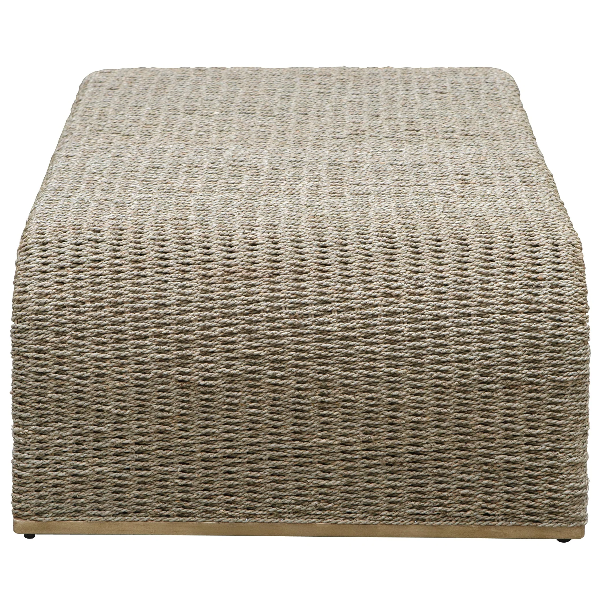 Uttermost Calabria Woven Seagrass Coffee Table - Image 5