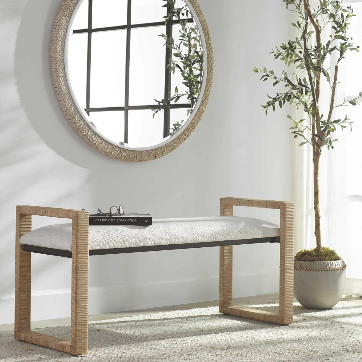 Uttermost Carbet Round Mirror