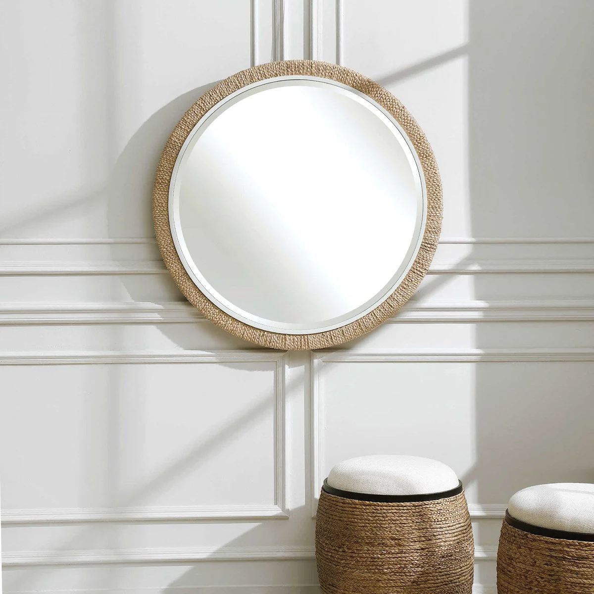 Uttermost Carbet Round Mirror - Image 4