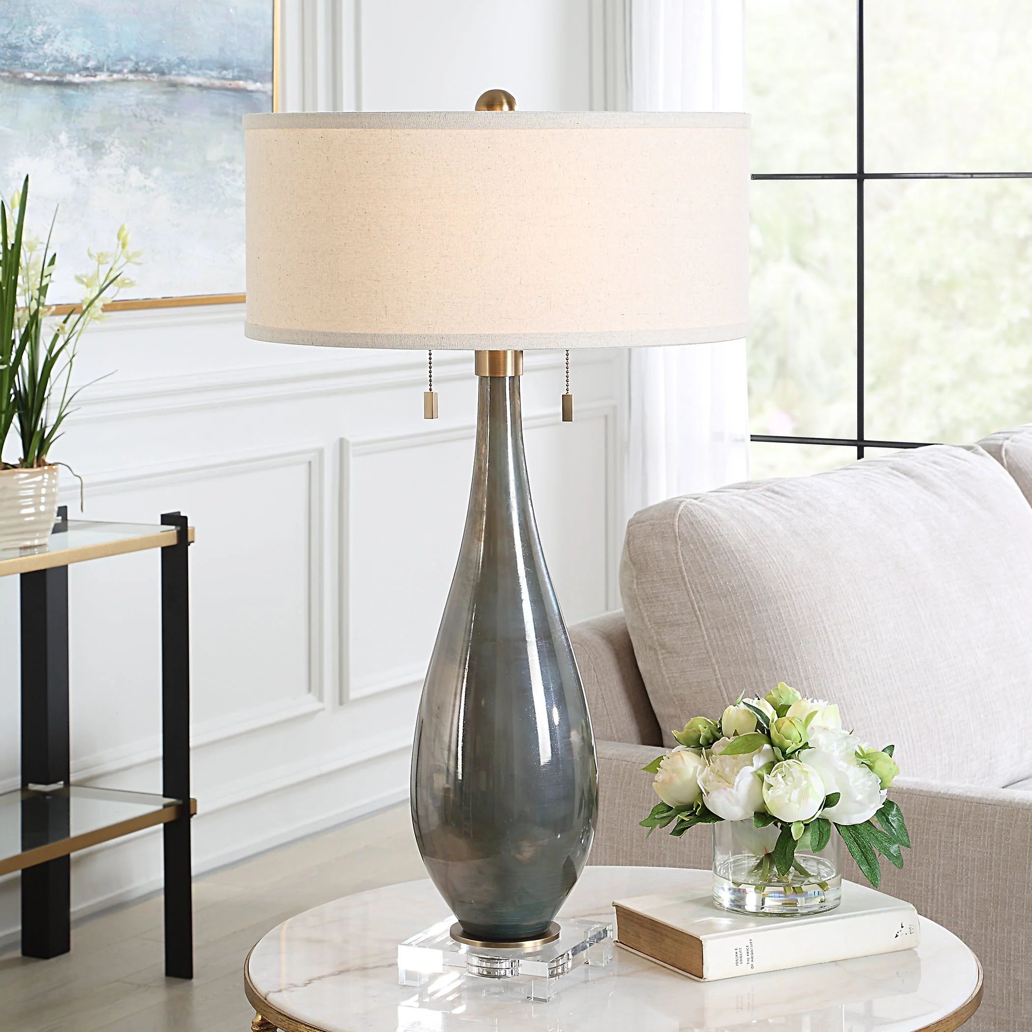 Uttermost Cardoni Smoke Table Lamp - Image 2