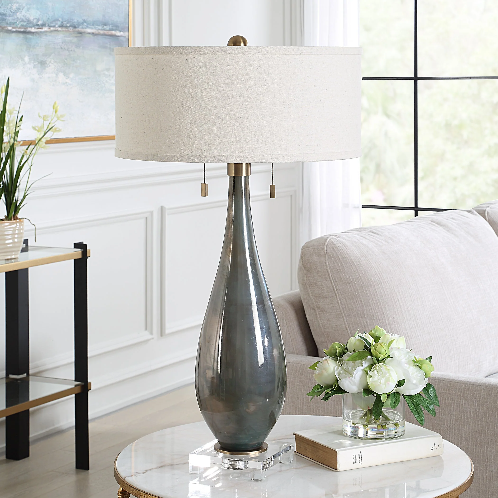 Uttermost Cardoni Smoke Table Lamp - Image 3