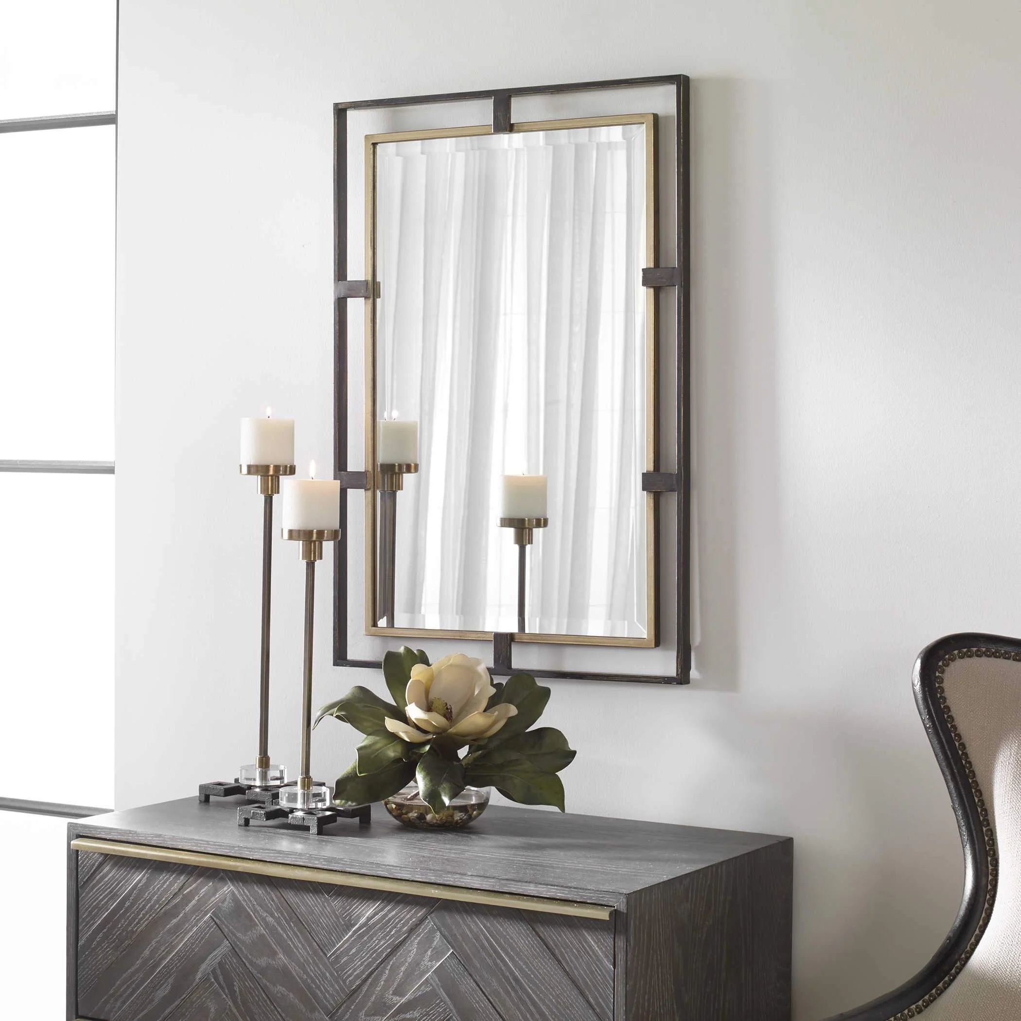 Uttermost Carrizo Rectangle Mirror