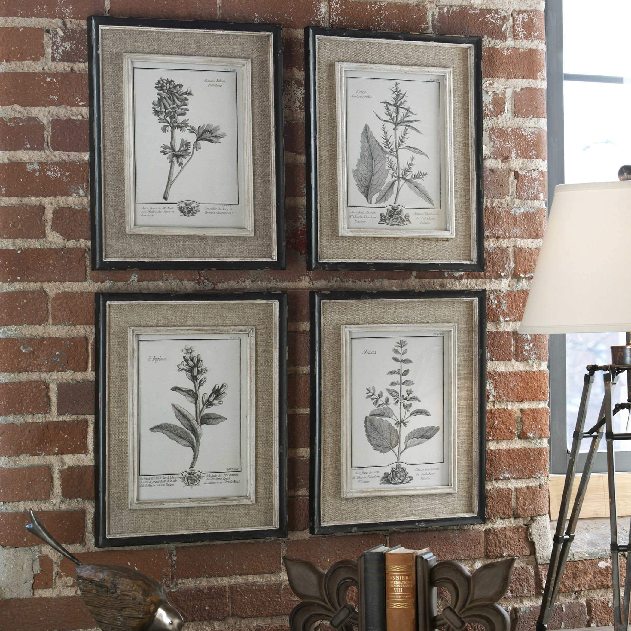 Uttermost Casual Grey Study Framed Prints, S/4 - Image 3