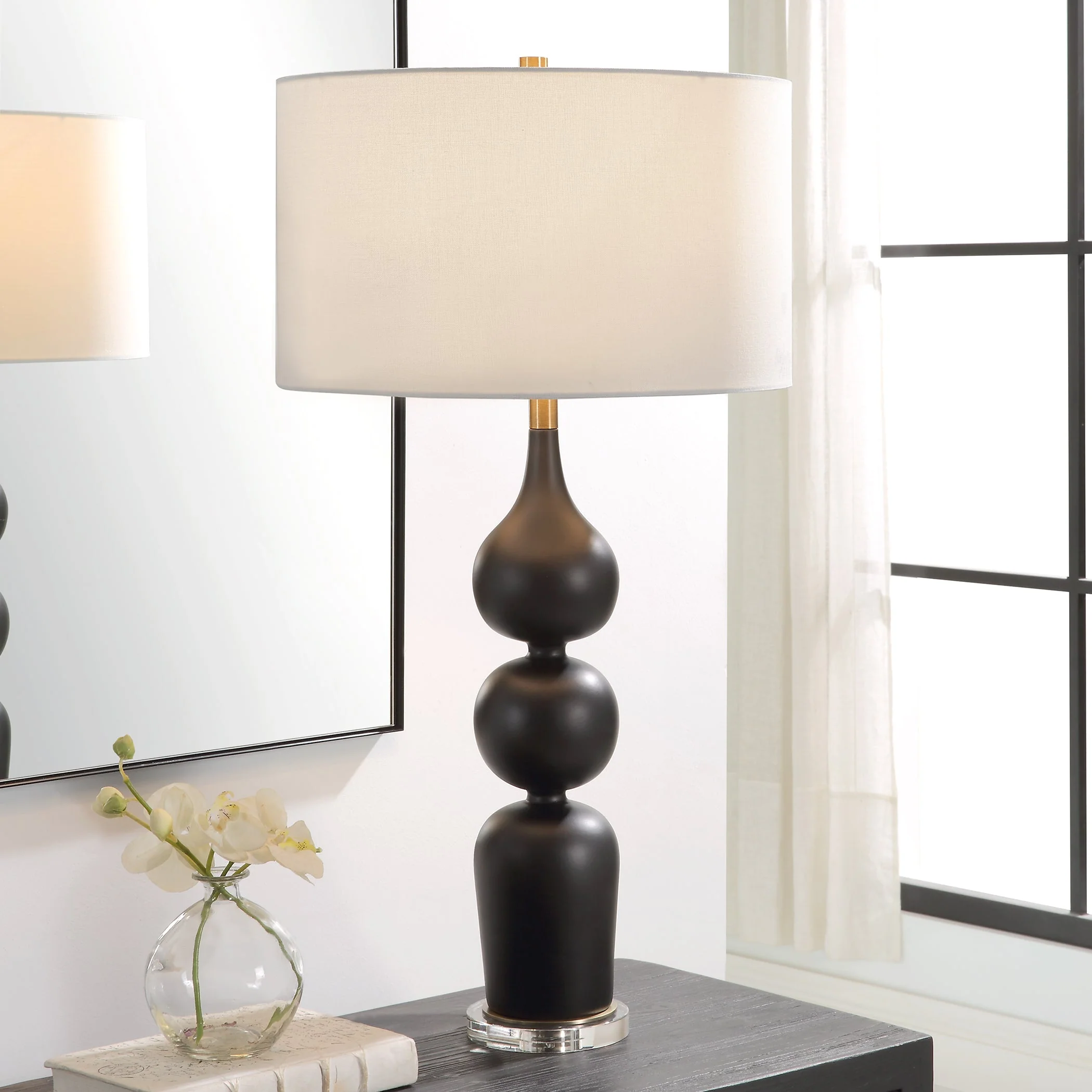 Uttermost Caviar Black Table Lamp - Image 2