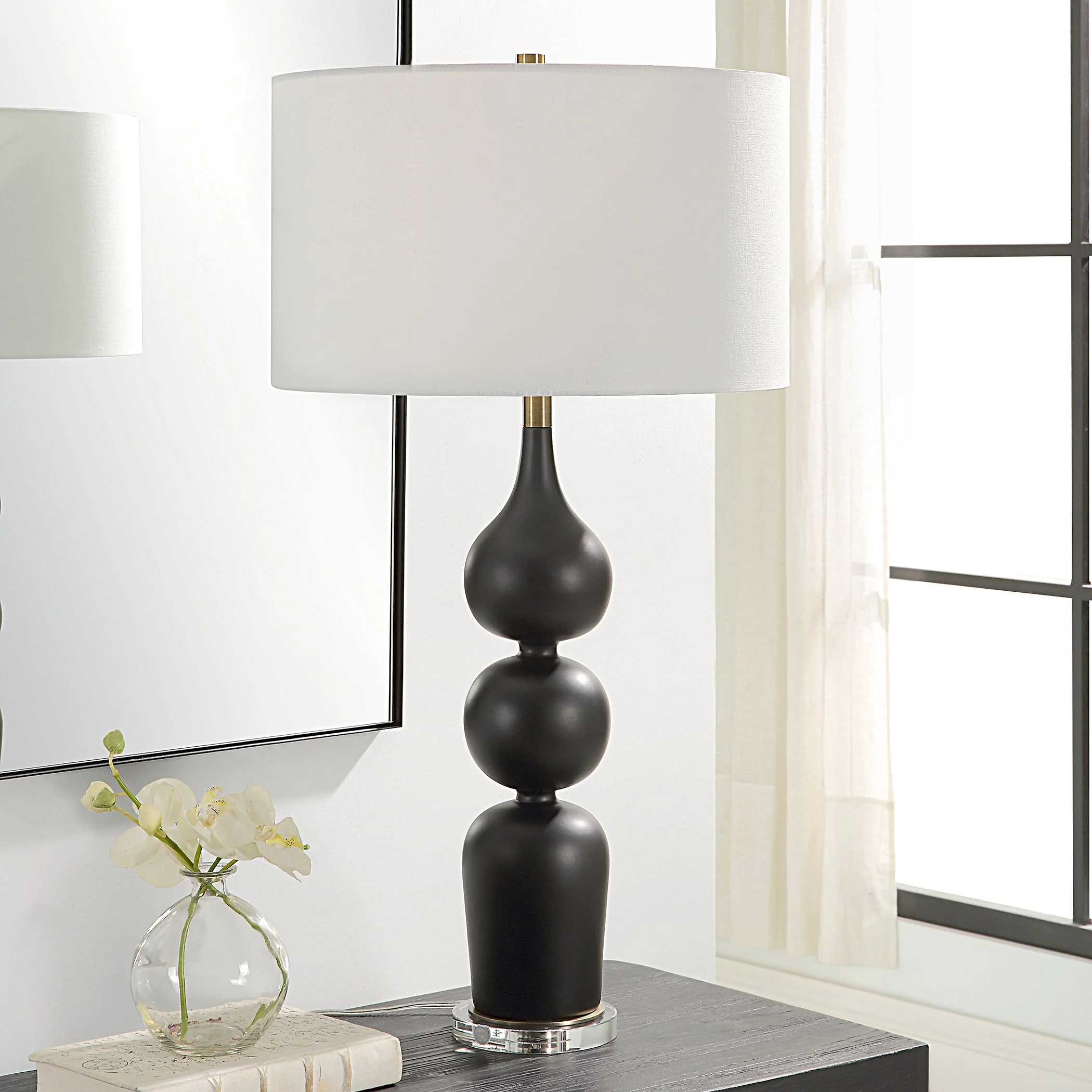 Uttermost Caviar Black Table Lamp - Image 4