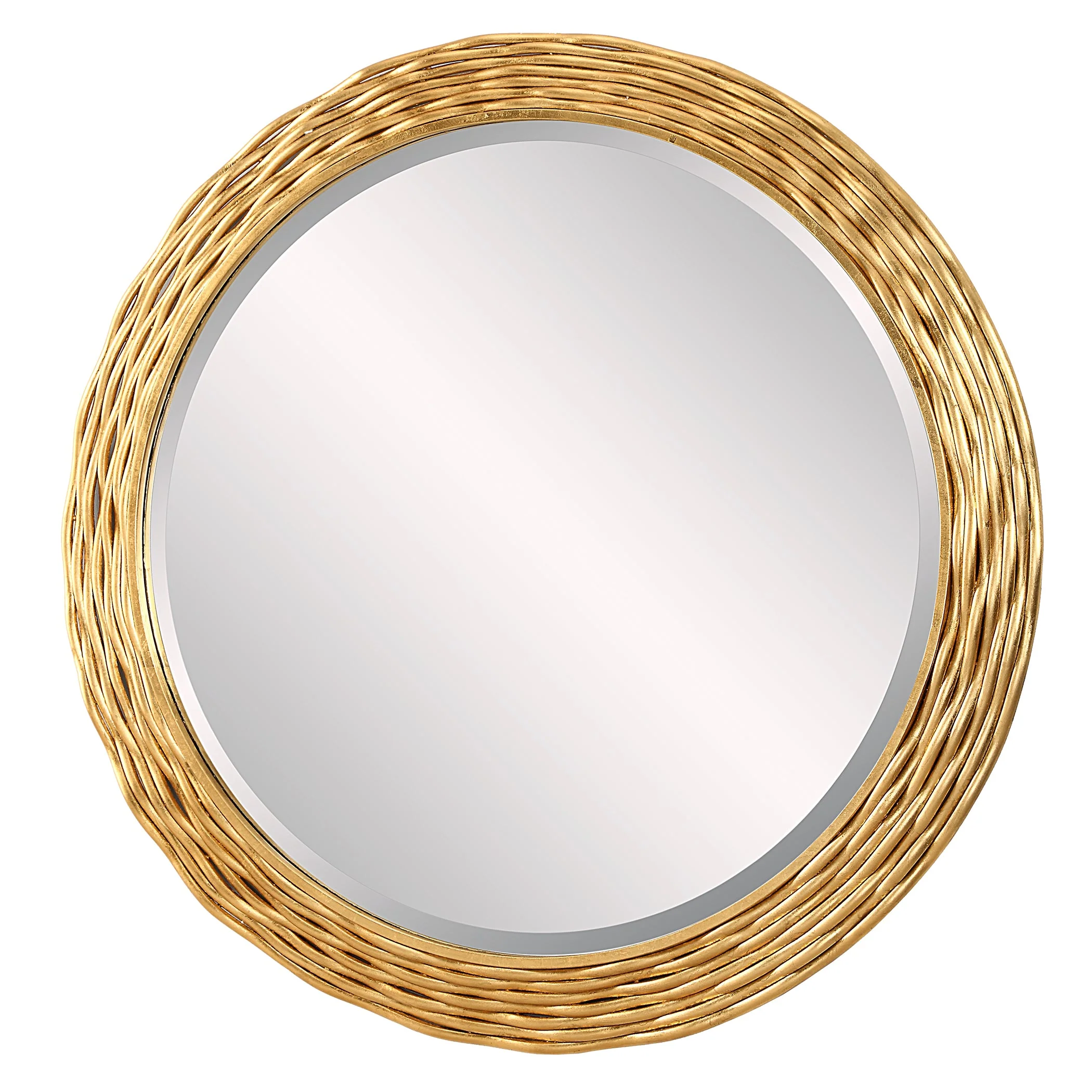 Uttermost Celeste Gold Round Mirror - Image 5
