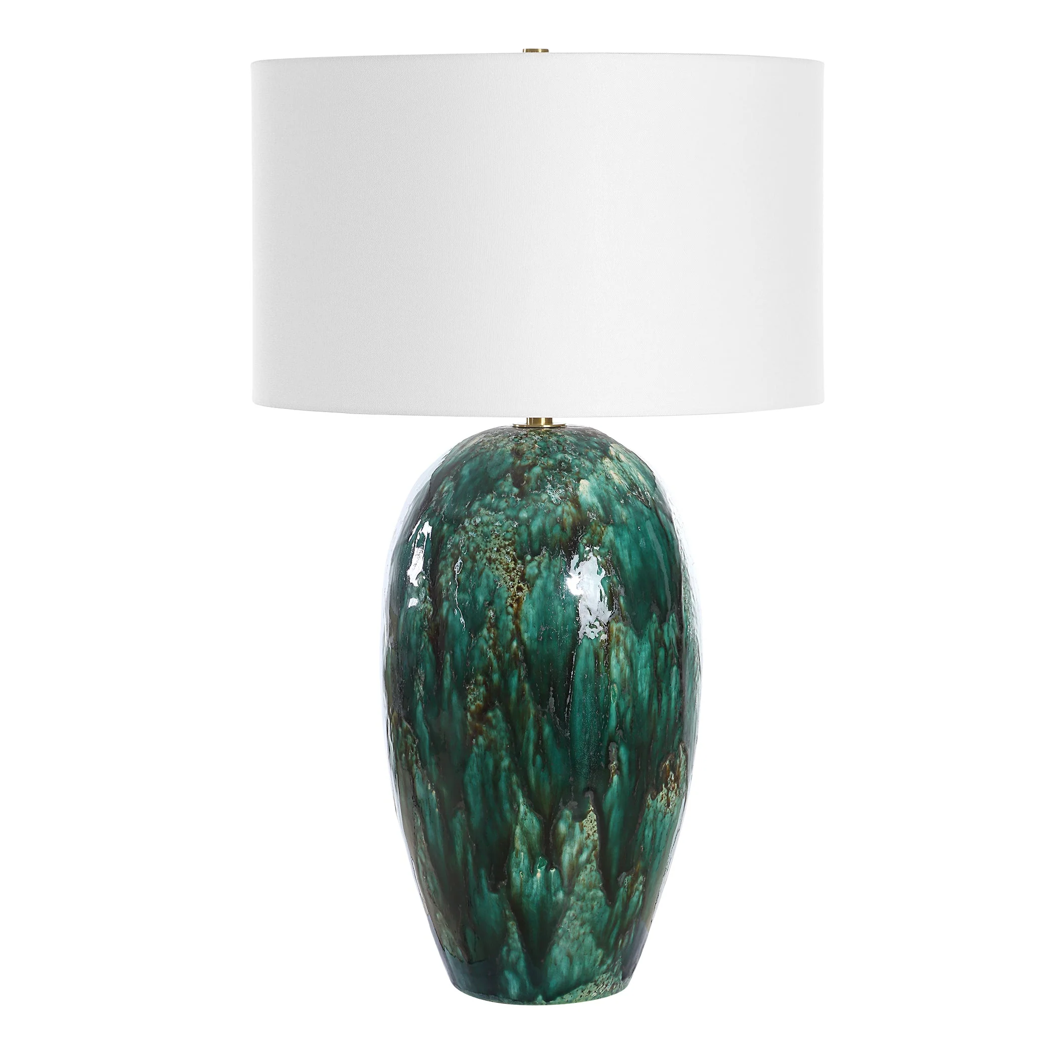 Uttermost Ceralene Green Table Lamp - Image 4